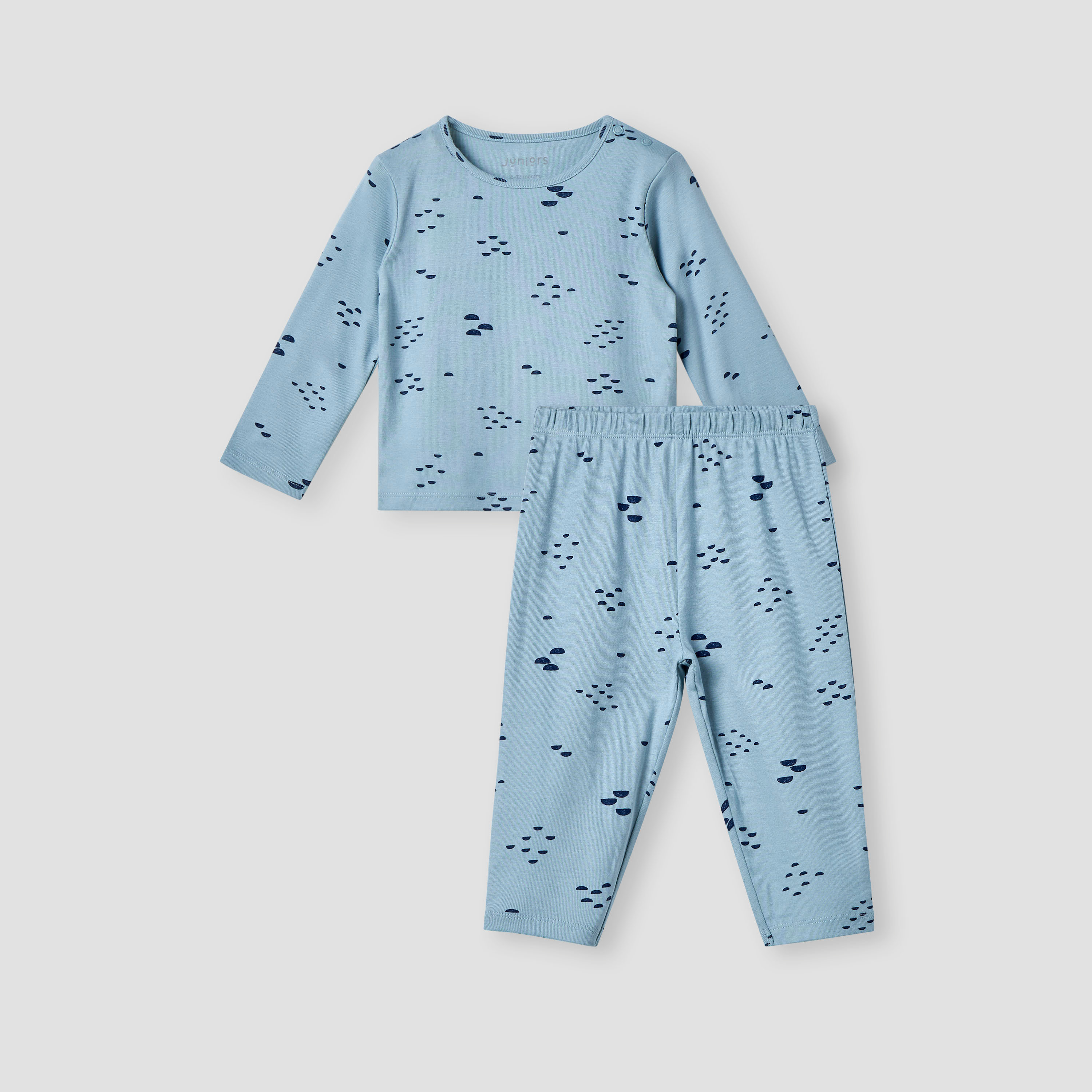 Juniors All-Over Print T-shirt and Pyjama Set-baby-girls-clothing-nightwear-pyjamasets-image-1