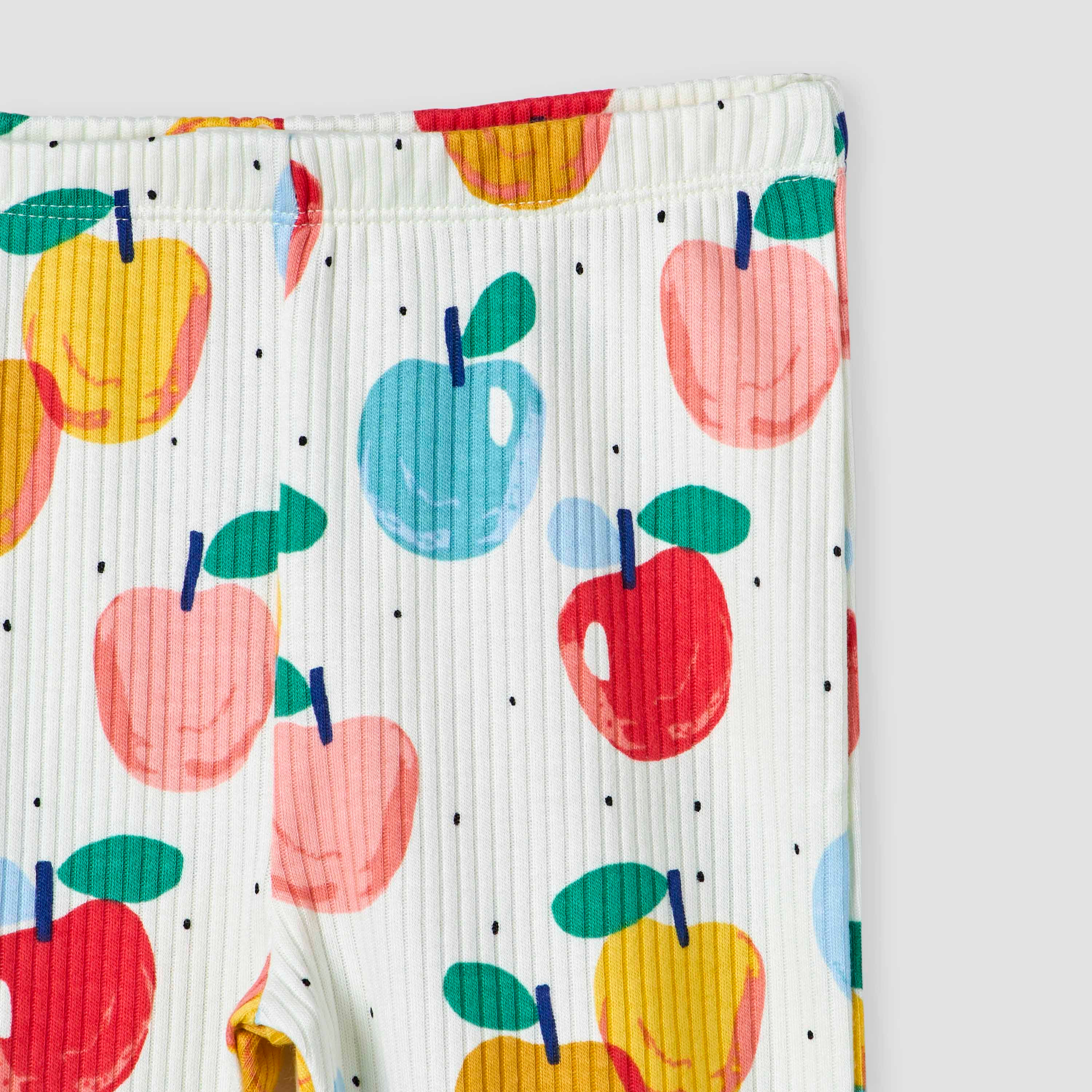 Juniors All-Over Apple Print T-shirt and Pyjama Set-baby-girls-clothing-nightwear-pyjamasets-image-6