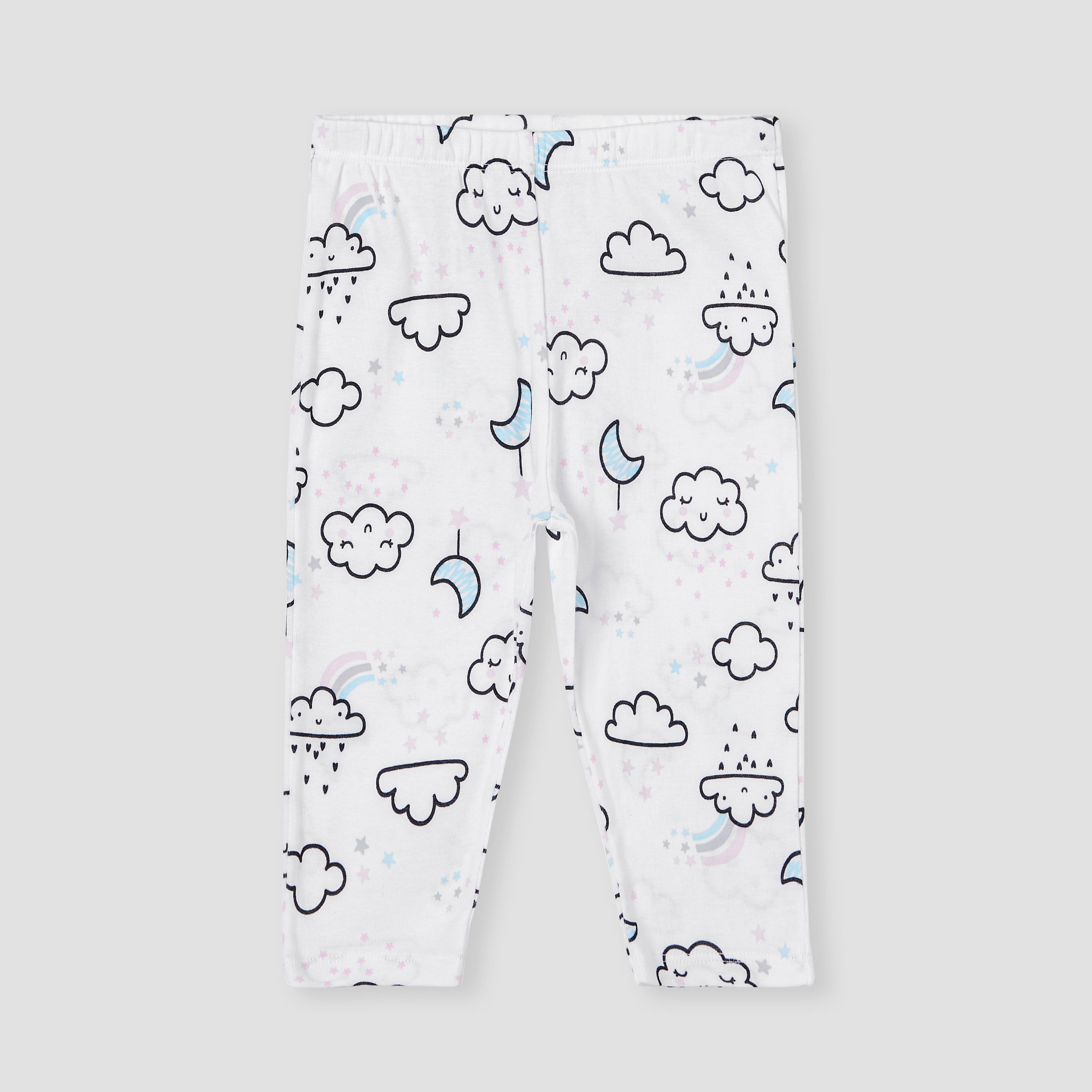 Juniors Printed Long Sleeves T-shirt and Pyjama Set-baby-girls-clothing-nightwear-pyjamasets-image-4