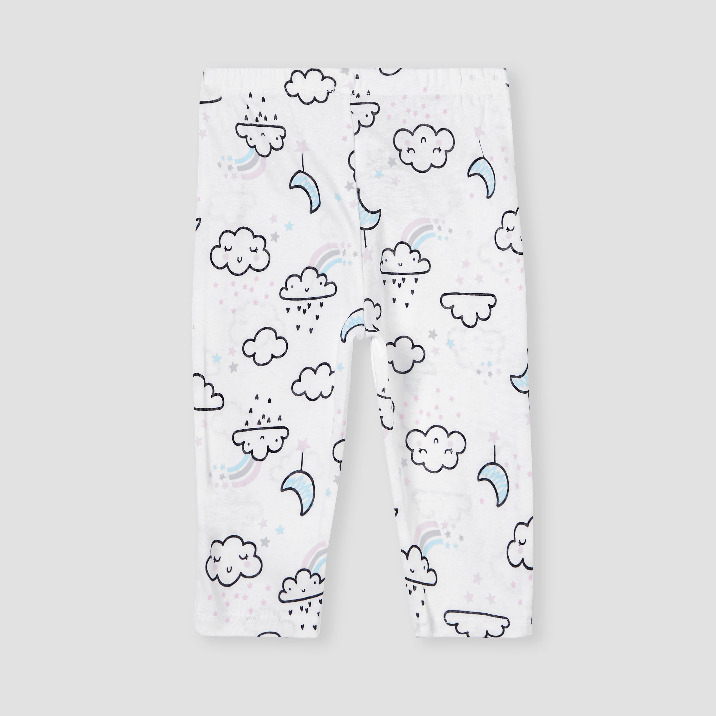 Juniors Printed Long Sleeves T-shirt and Pyjama Set-baby-girls-clothing-nightwear-pyjamasets-image-5