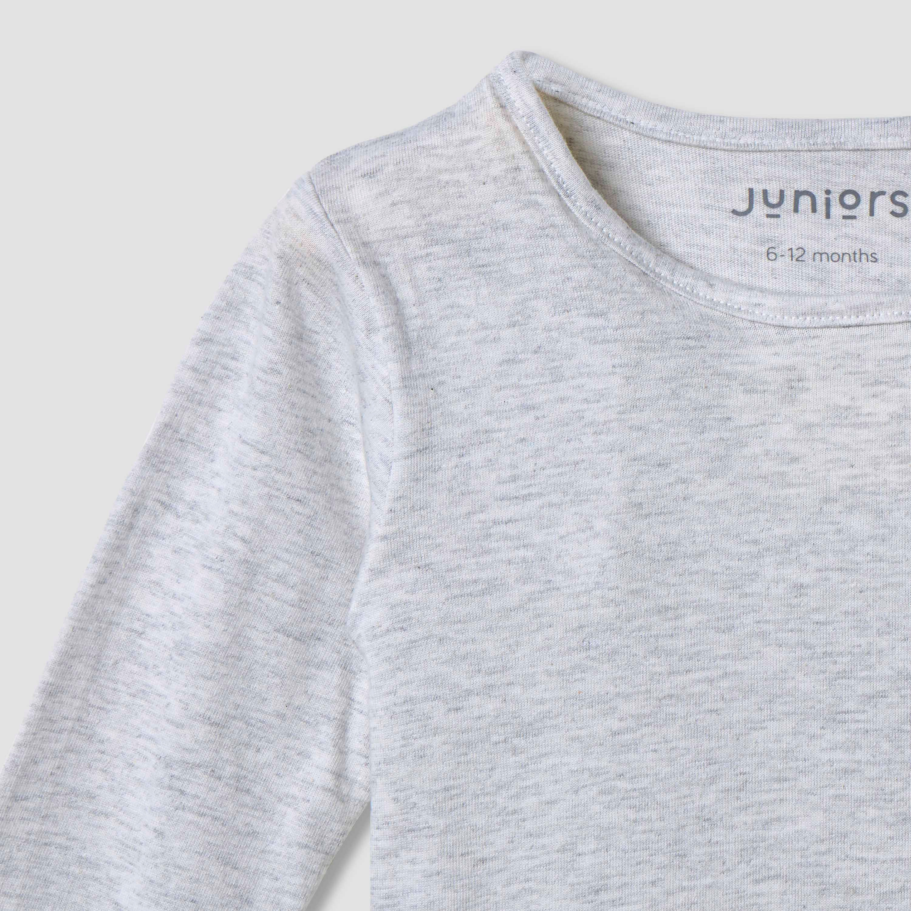 Juniors Solid Long Sleeves T-shirt and Pyjama Set-baby-girls-clothing-nightwear-pyjamasets-image-6