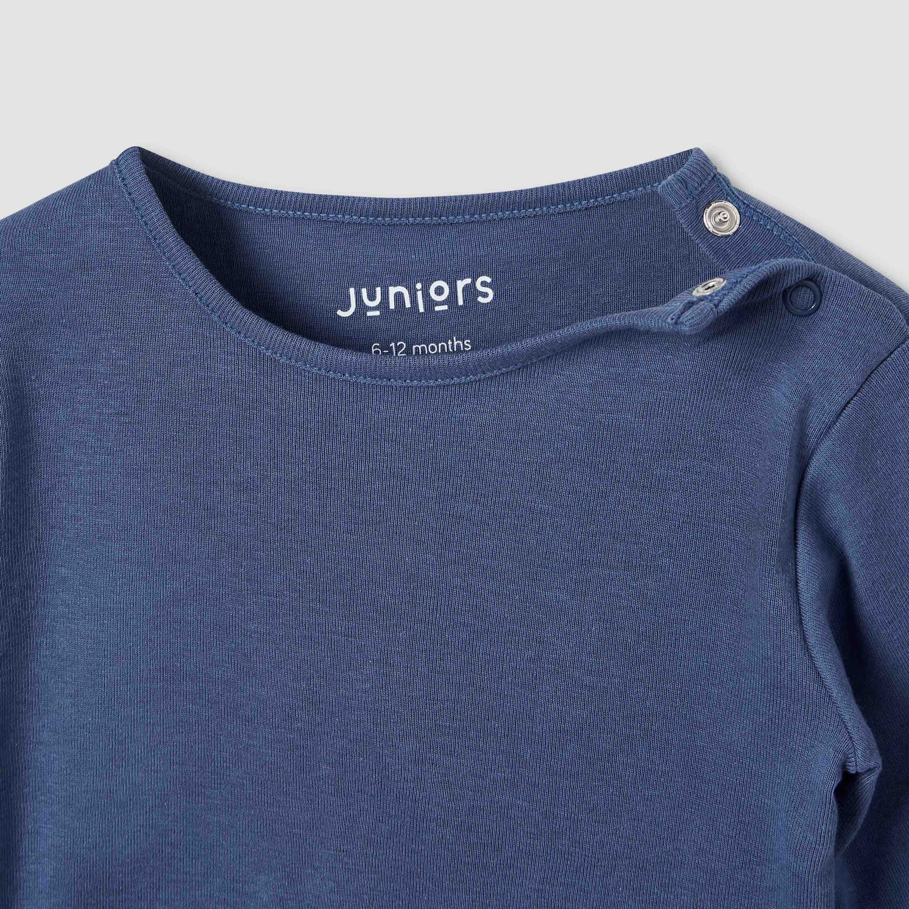 Juniors Solid Long Sleeves T-shirt and Pyjama Set-baby-girls-clothing-nightwear-pyjamasets-image-7