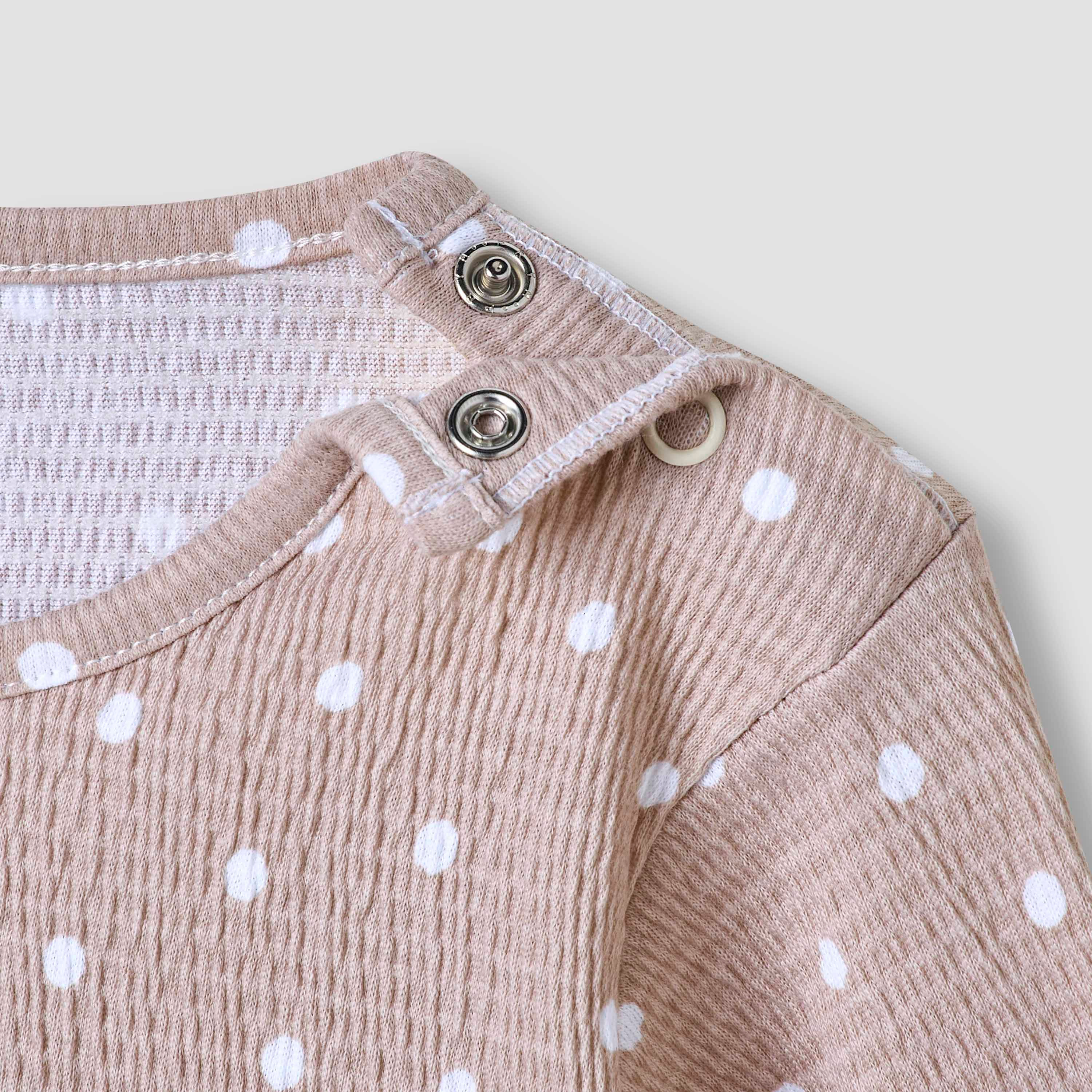 Juniors All-Over Polka Dot Print T-shirt and Pyjama Set-baby-girls-clothing-nightwear-pyjamasets-image-6