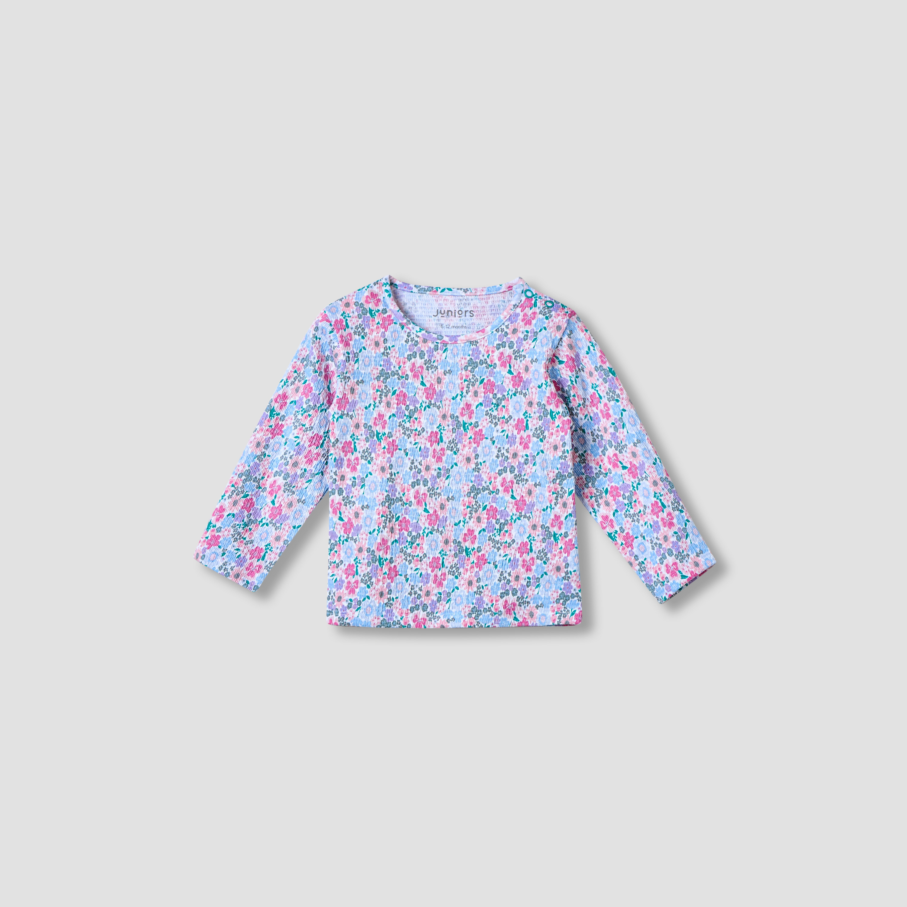 طقم بنطلون بيجاما وتيشيرت بطبعات أزهار من جونيورز-baby-girls-clothing-nightwear-pyjamasets-image-2