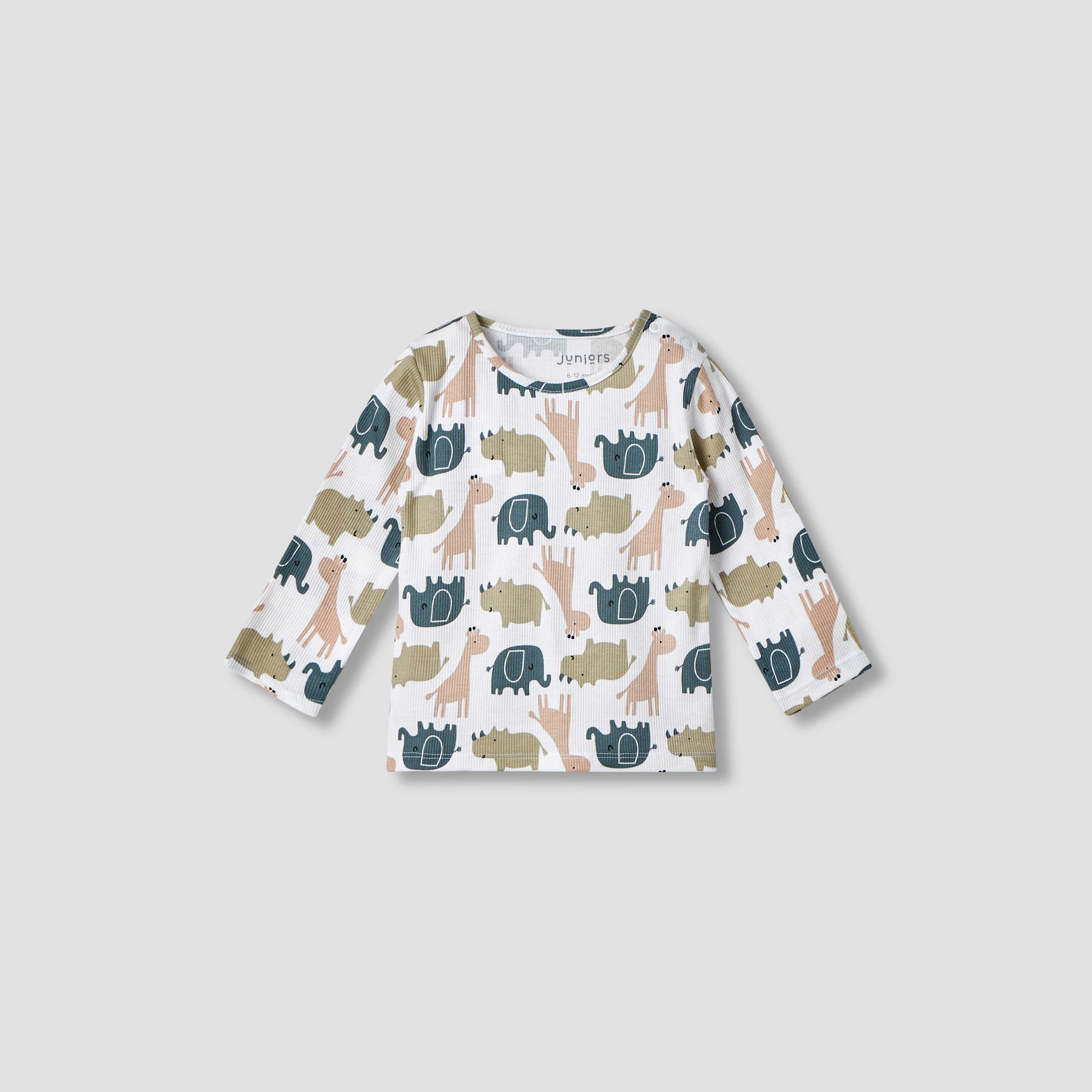 Juniors All-Over Wild Animal Print T-shirt and Pyjama Set-baby-girls-clothing-nightwear-pyjamasets-image-2