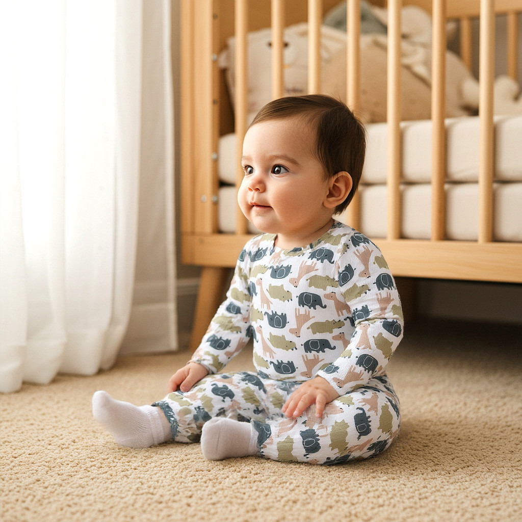 Juniors All-Over Wild Animal Print T-shirt and Pyjama Set-baby-girls-clothing-nightwear-pyjamasets-image-7