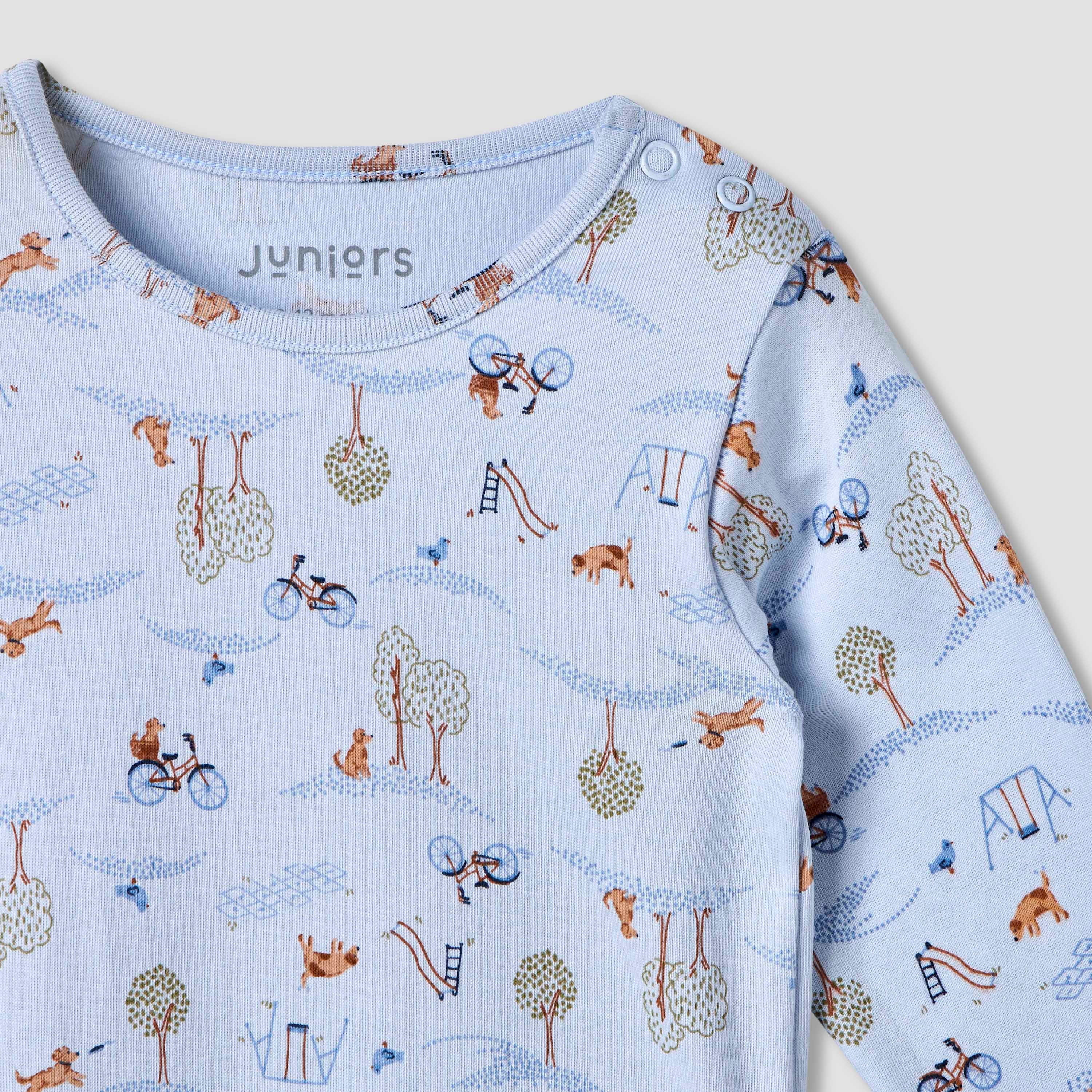 Juniors All-Over Print T-shirt and Pyjama Set-baby-girls-clothing-nightwear-pyjamasets-image-4