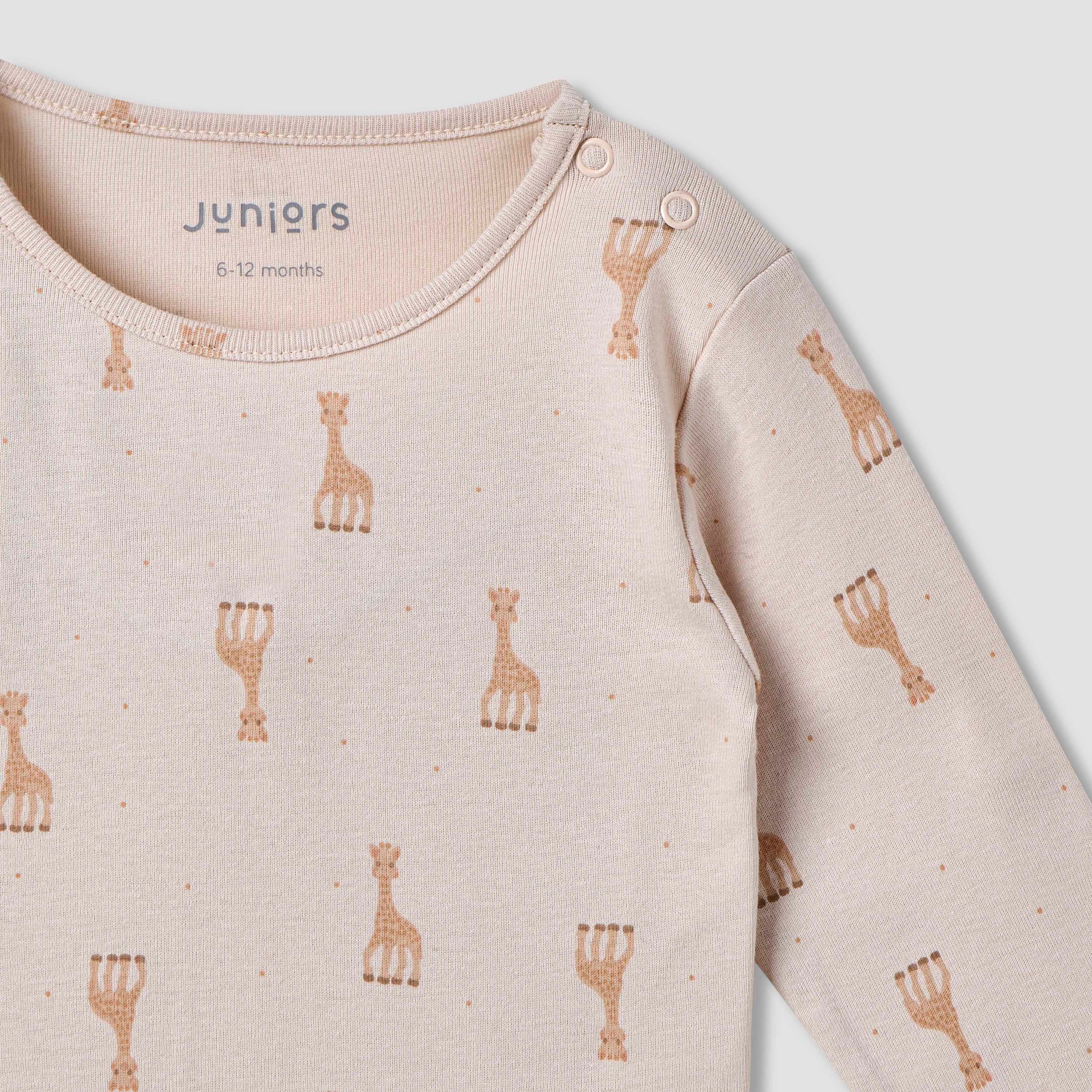 طقم بنطلون بيجاما وتيشيرت بطبعات من جونيورز-baby-girls-clothing-nightwear-pyjamasets-image-5