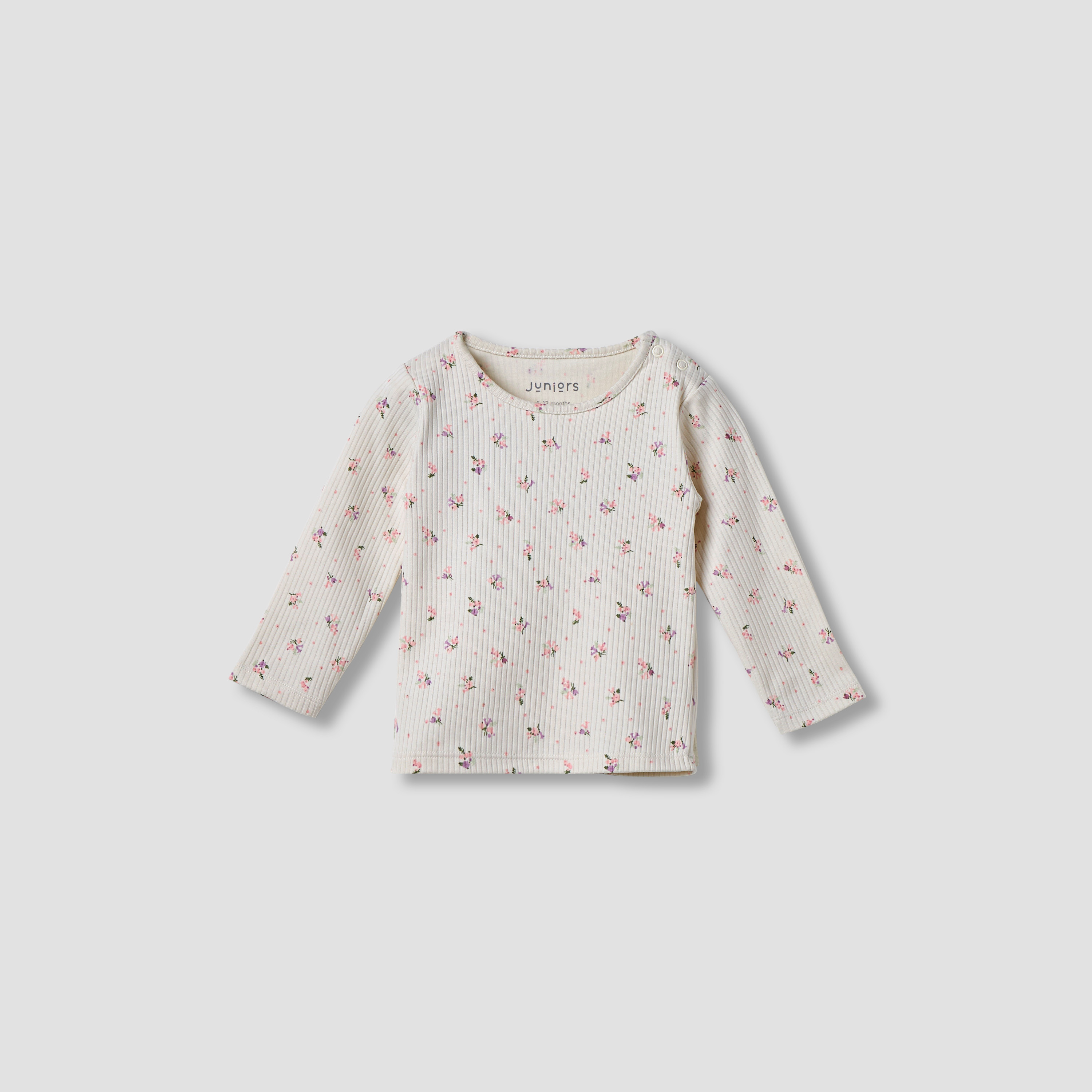 Juniors All-Over Floral Print T-shirt and Pyjama Set-baby-girls-clothing-nightwear-pyjamasets-image-2
