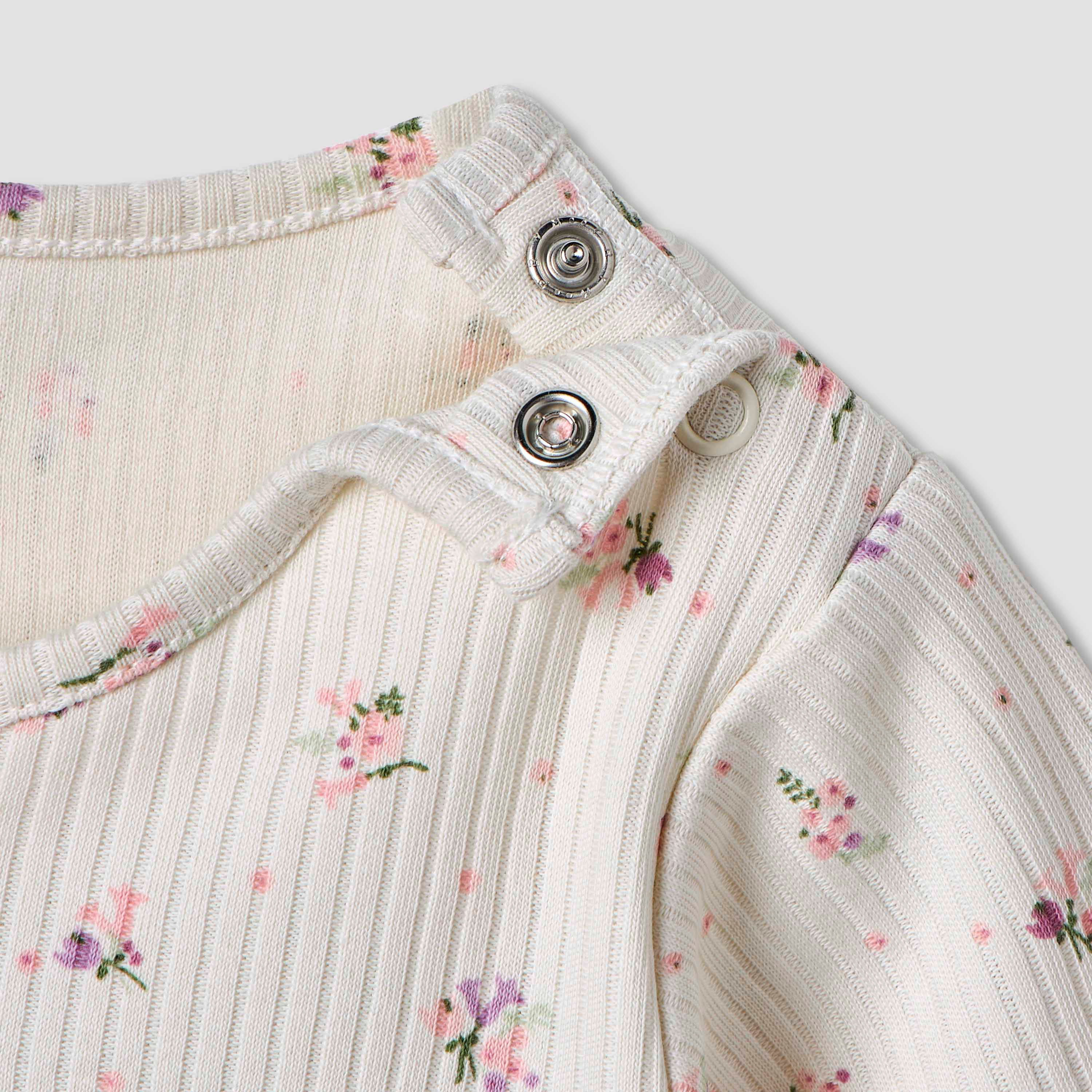 Juniors All-Over Floral Print T-shirt and Pyjama Set-baby-girls-clothing-nightwear-pyjamasets-image-5