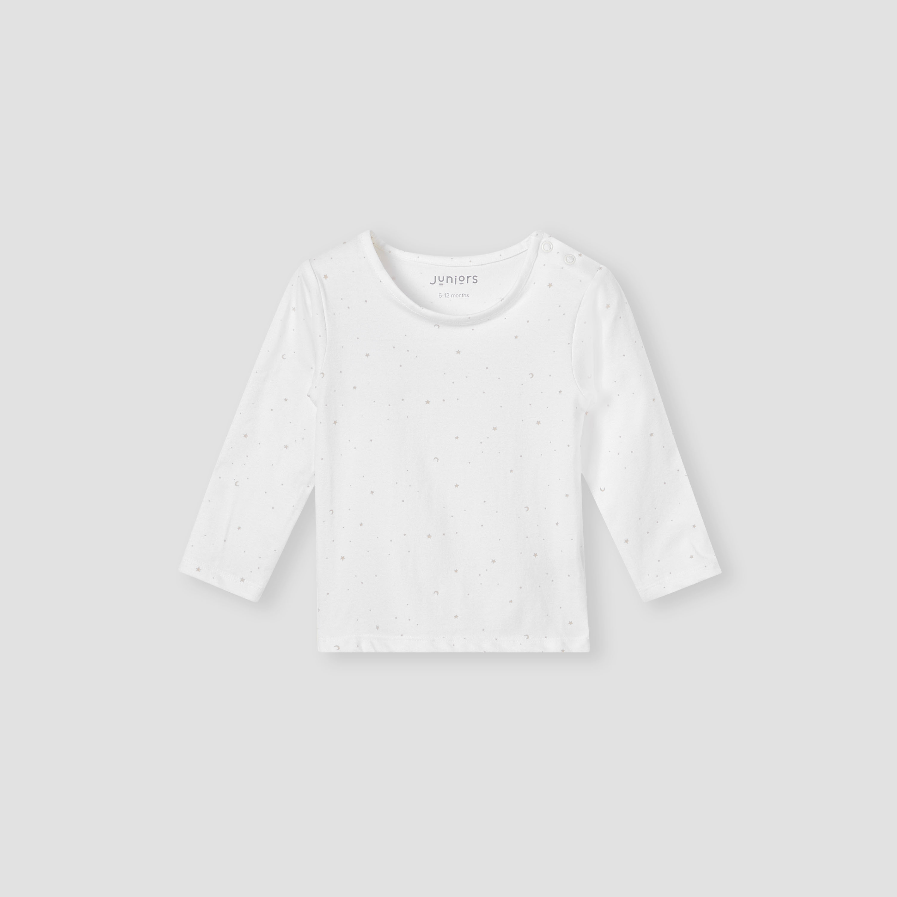 Juniors Solid Long Sleeves T-shirt and Pyjama Set-baby-girls-clothing-nightwear-pyjamasets-image-3