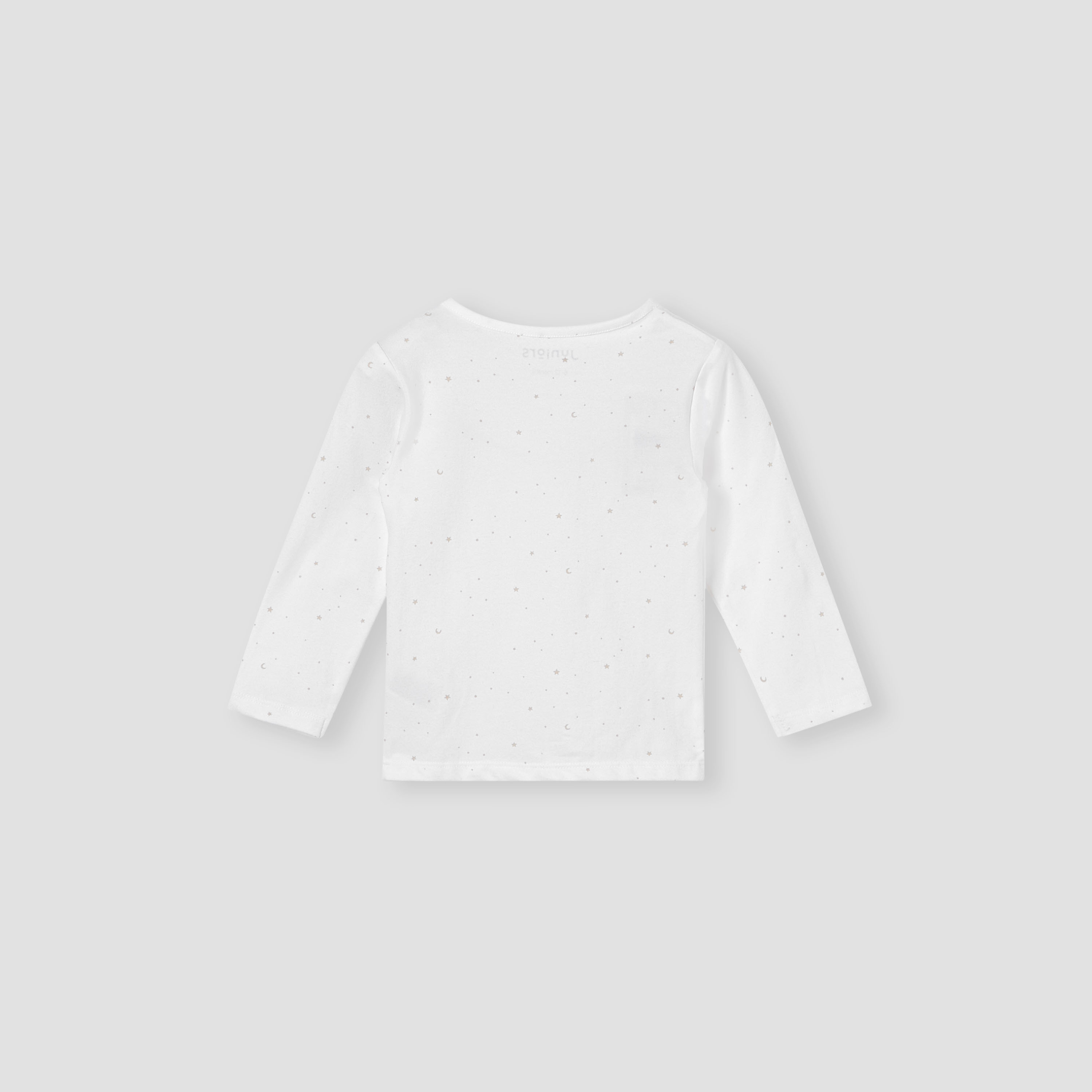 Juniors Solid Long Sleeves T-shirt and Pyjama Set-baby-girls-clothing-nightwear-pyjamasets-image-4
