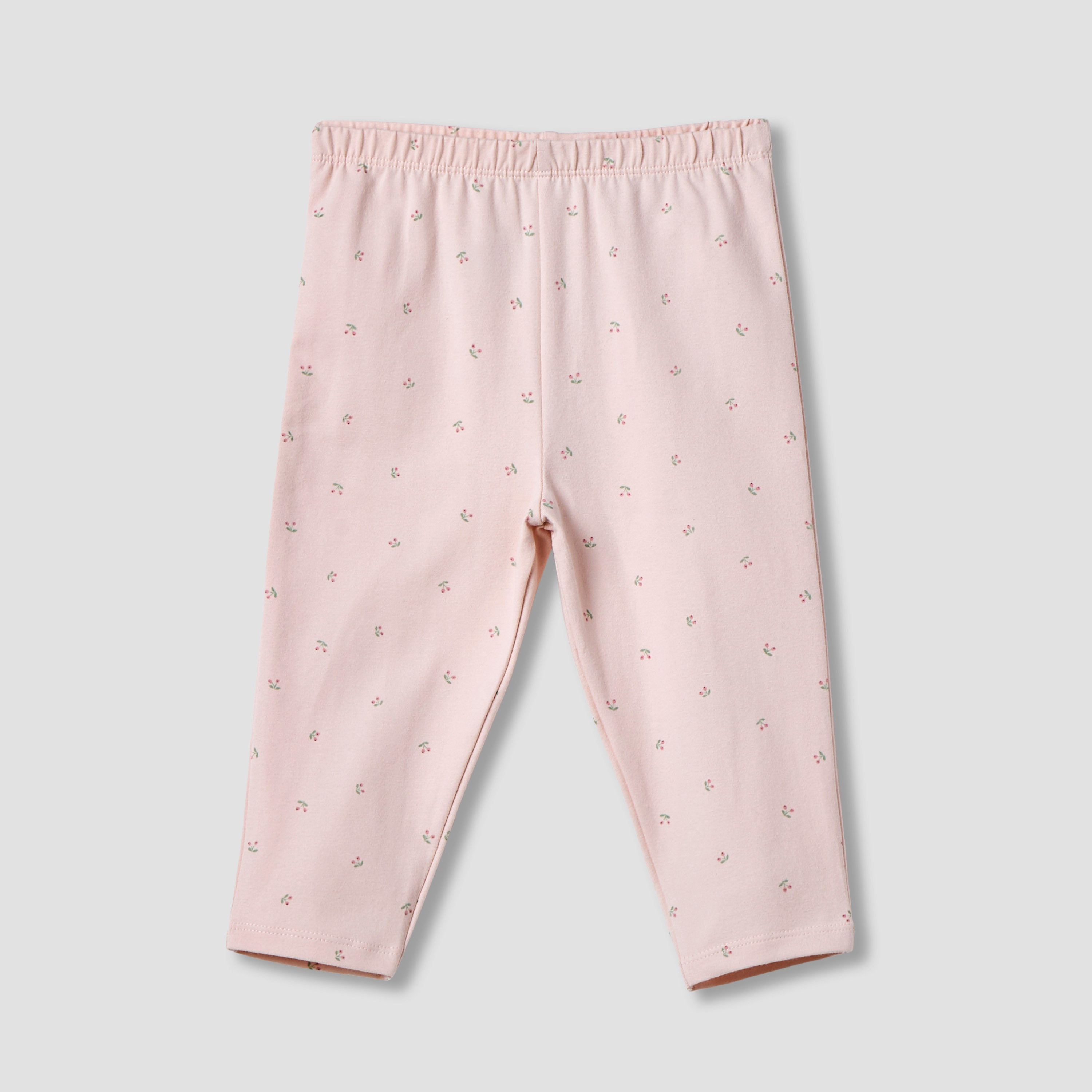 Juniors All-Over Floral Print T-shirt and Pyjama Set-baby-girls-clothing-nightwear-pyjamasets-image-3
