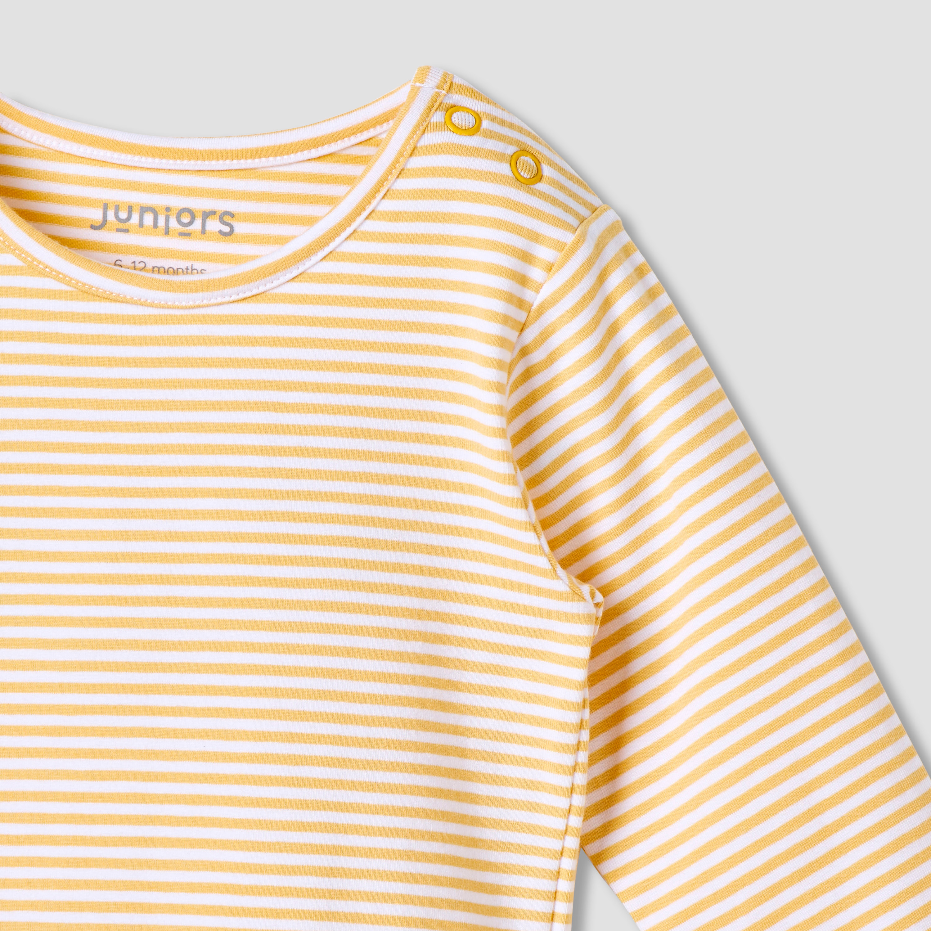 Juniors Striped T-shirt and Pyjama Set-baby-girls-clothing-nightwear-pyjamasets-image-4