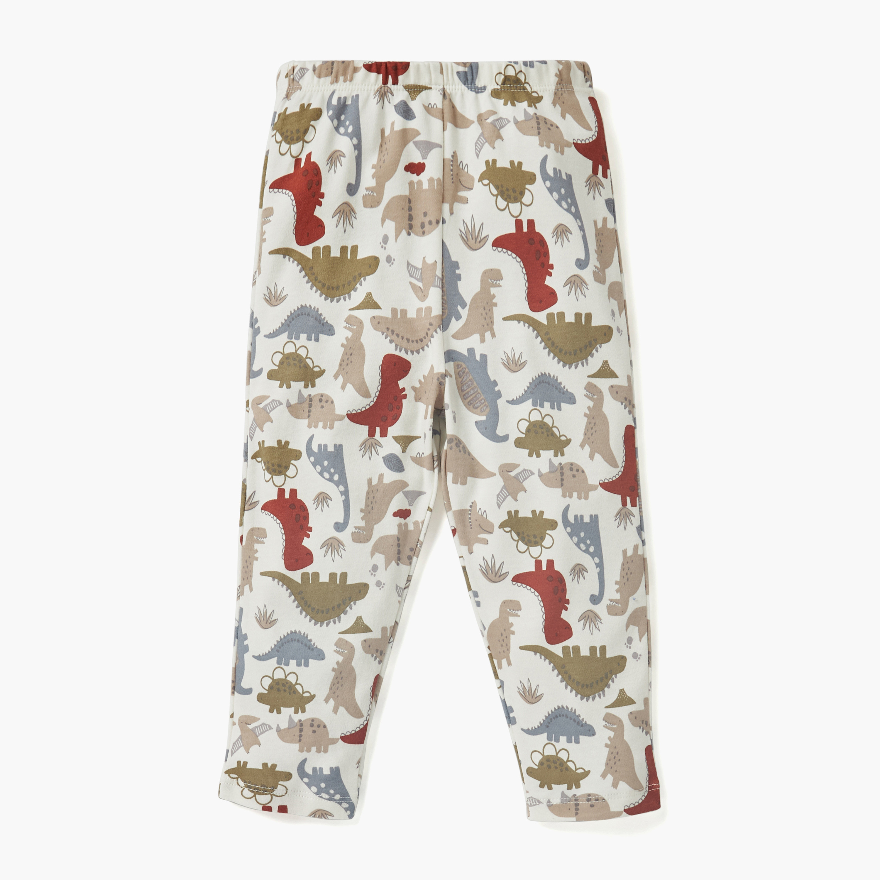 طقم بنطلون بيجاما وتيشيرت بطبعات ديناصور من جونيورز-baby-boys-clothing-nightwear-pyjamasets-image-3