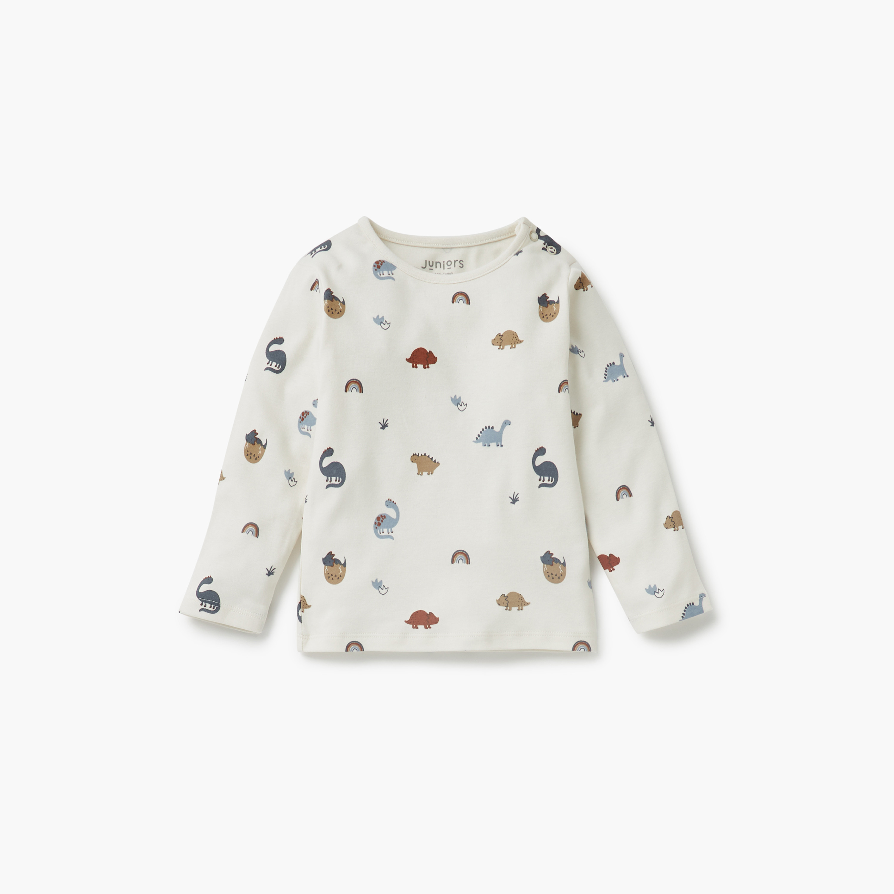 طقم بنطلون بيجاما وتيشيرت بطبعات من جونيورز-baby-boys-clothing-nightwear-pyjamasets-image-2