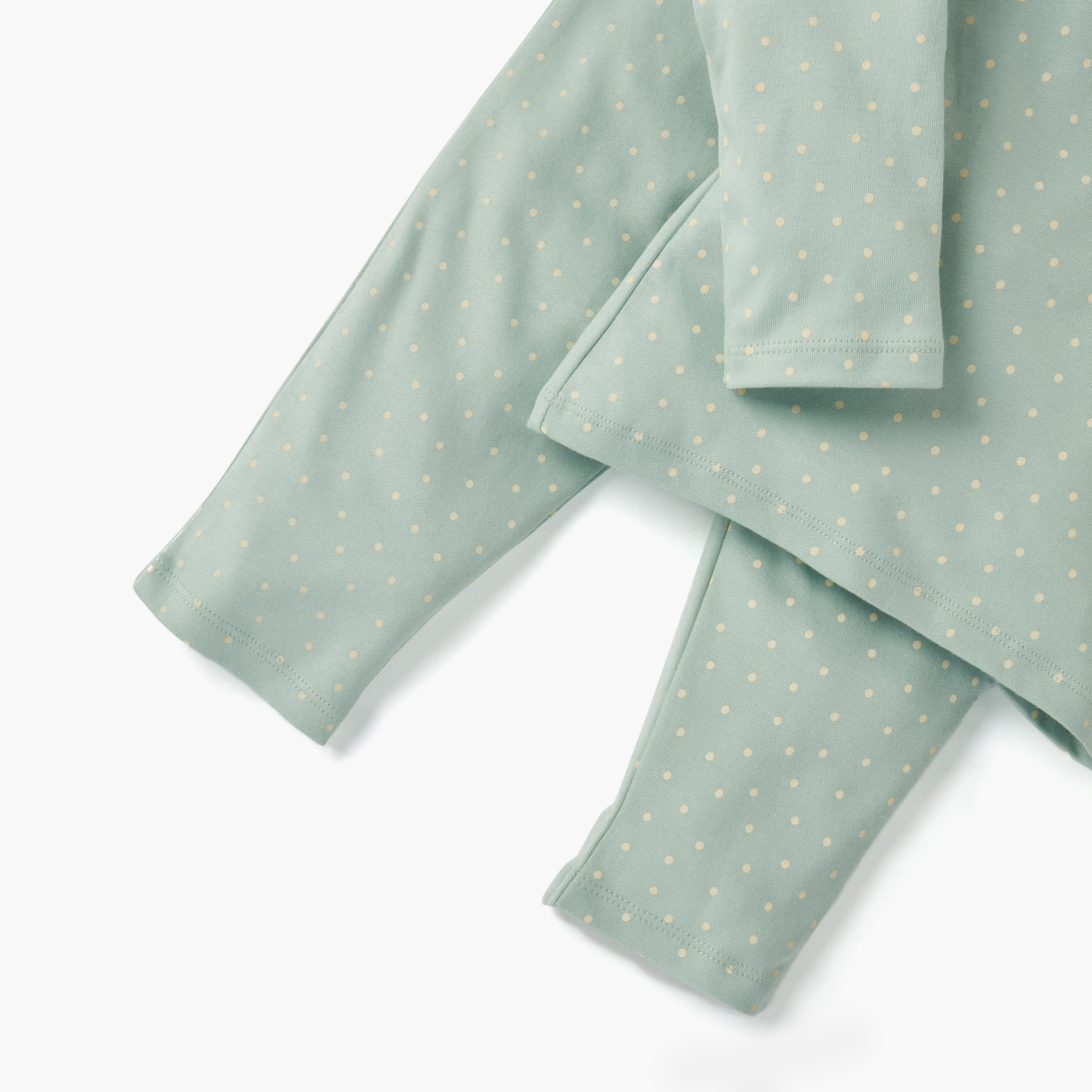 Juniors Polka Dot T-shirt and Pyjama Set-baby-girls-clothing-nightwear-pyjamasets-image-5