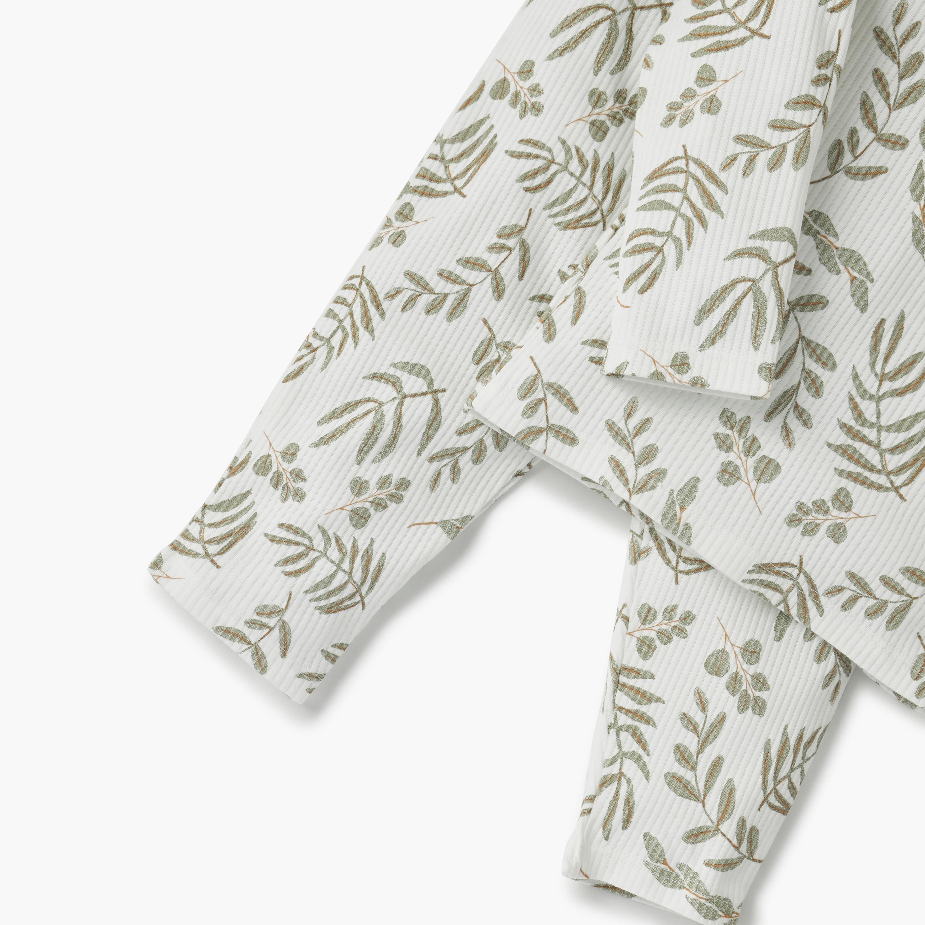 Juniors Floral Print T-shirt and Pyjama Set-baby-girls-clothing-nightwear-pyjamasets-image-5