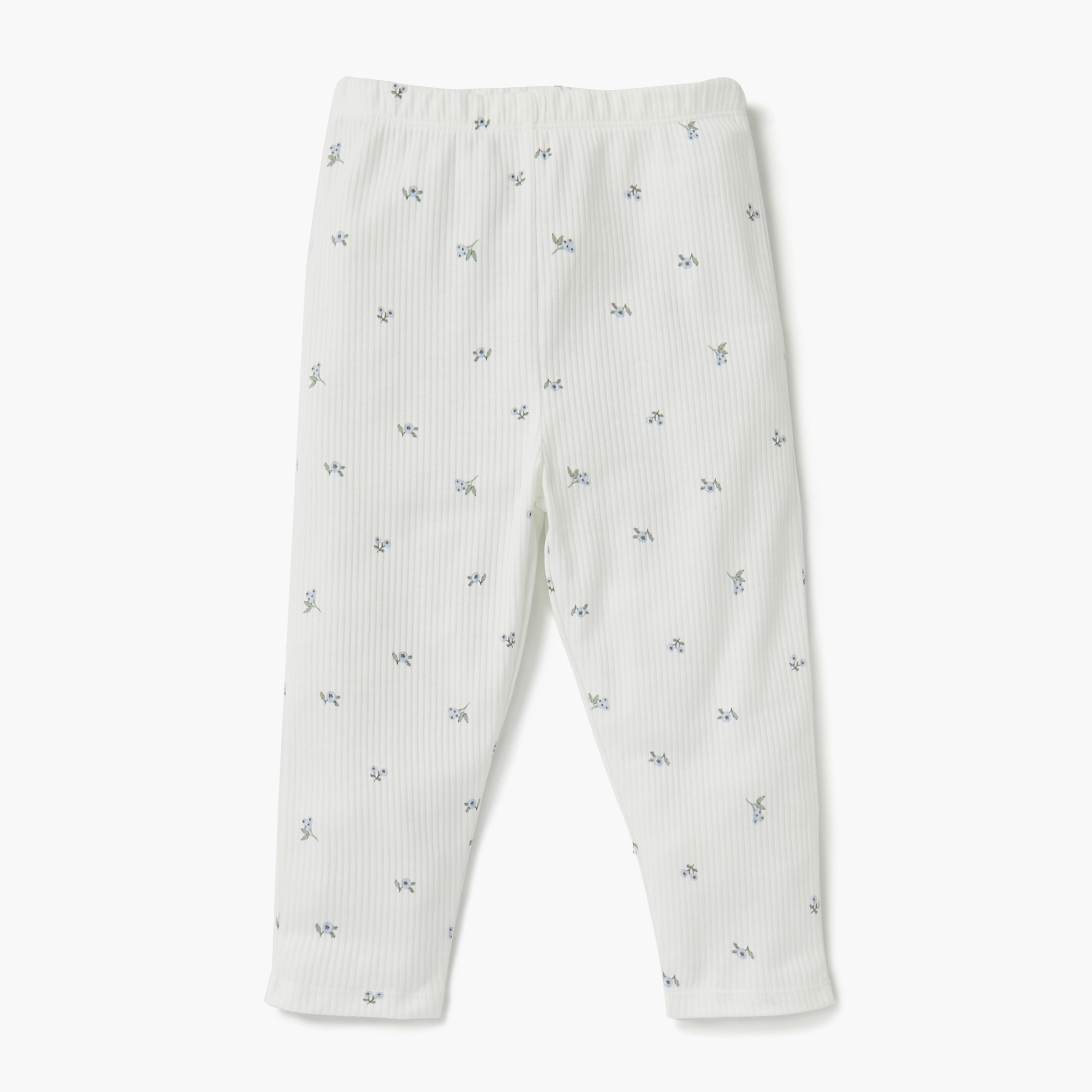 Juniors Floral Print T-shirt and Pyjama Set-baby-girls-clothing-nightwear-pyjamasets-image-4