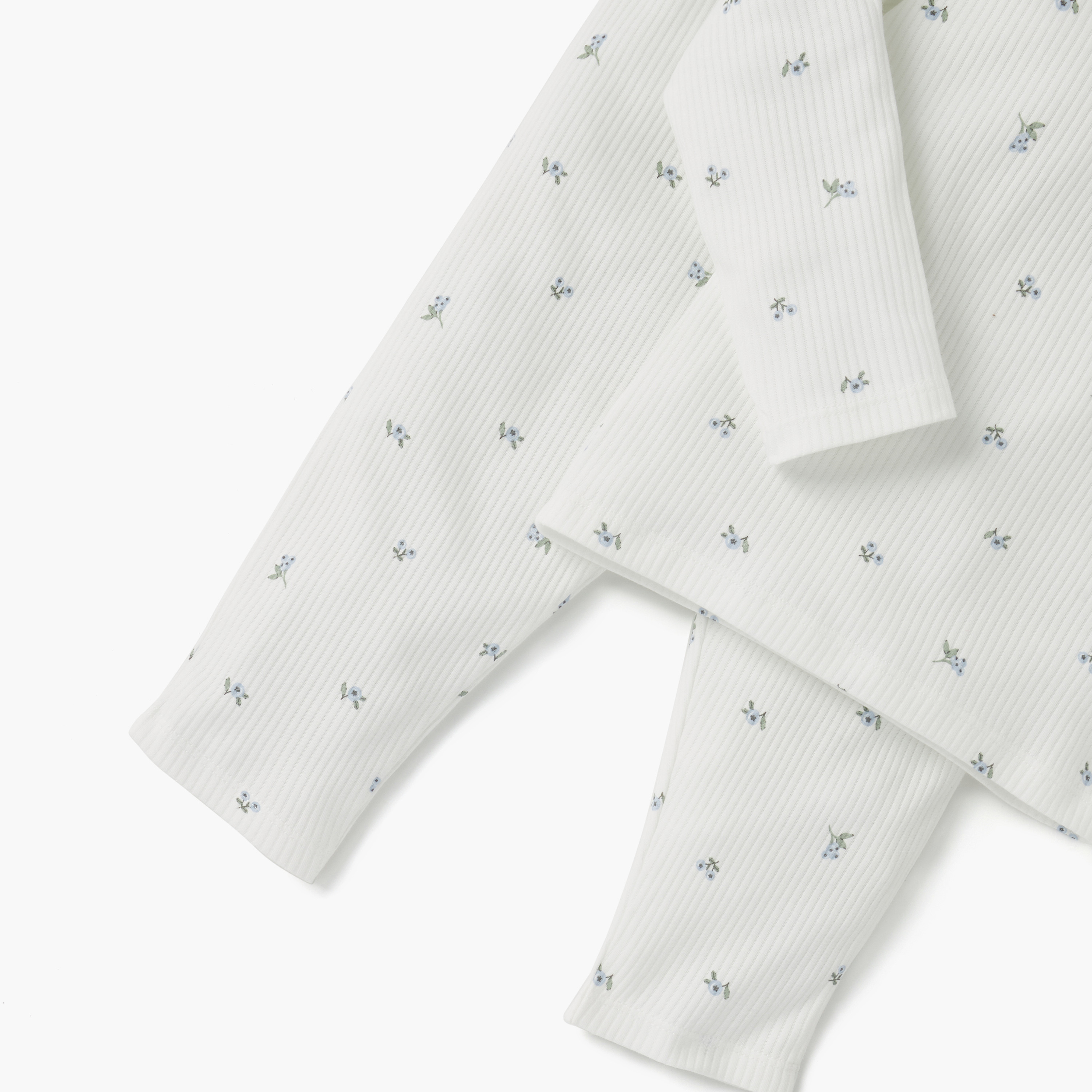 Juniors Floral Print T-shirt and Pyjama Set-baby-girls-clothing-nightwear-pyjamasets-image-6