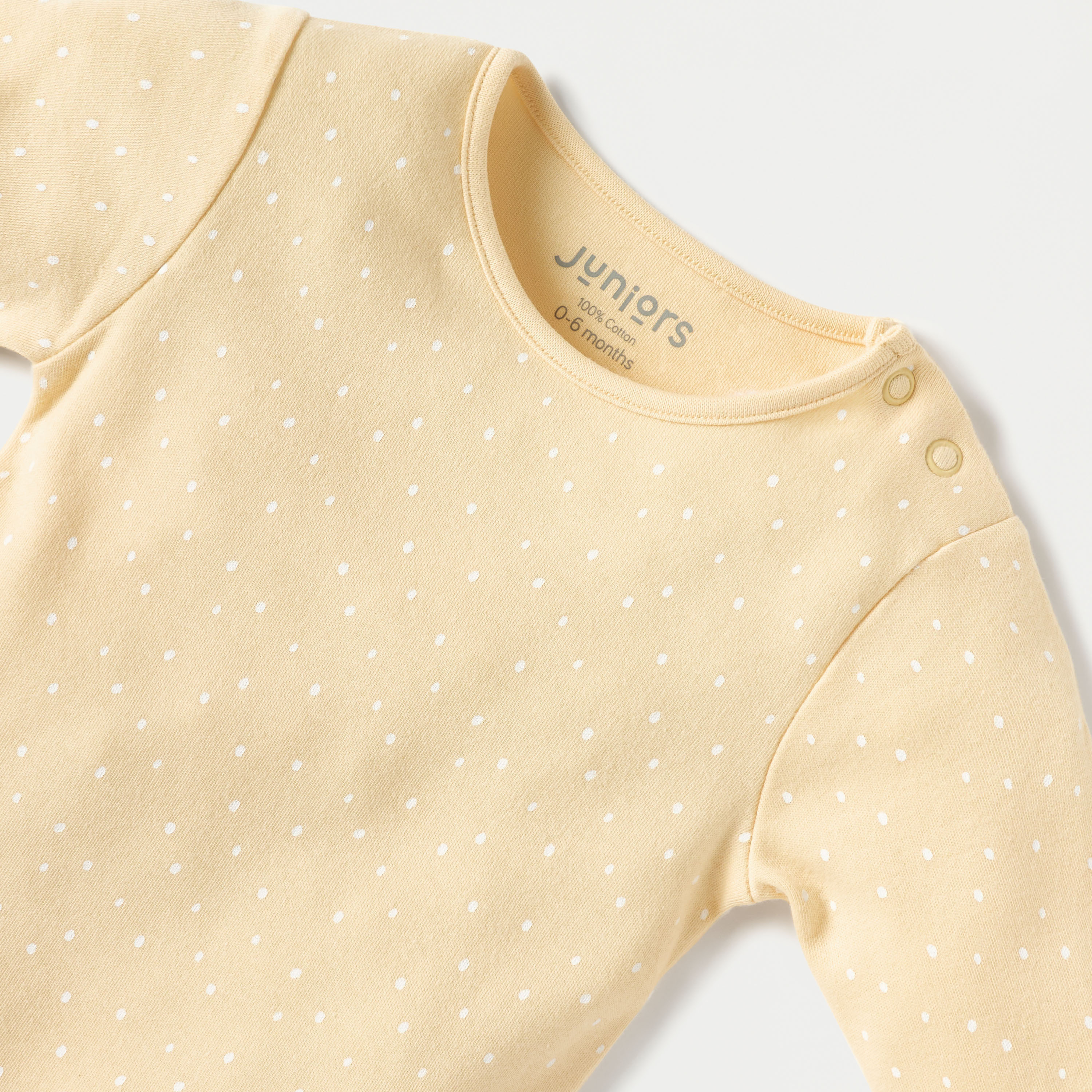 Juniors Polka Dot Print T-shirt and Pyjama Set-baby-girls-clothing-nightwear-pyjamasets-image-5