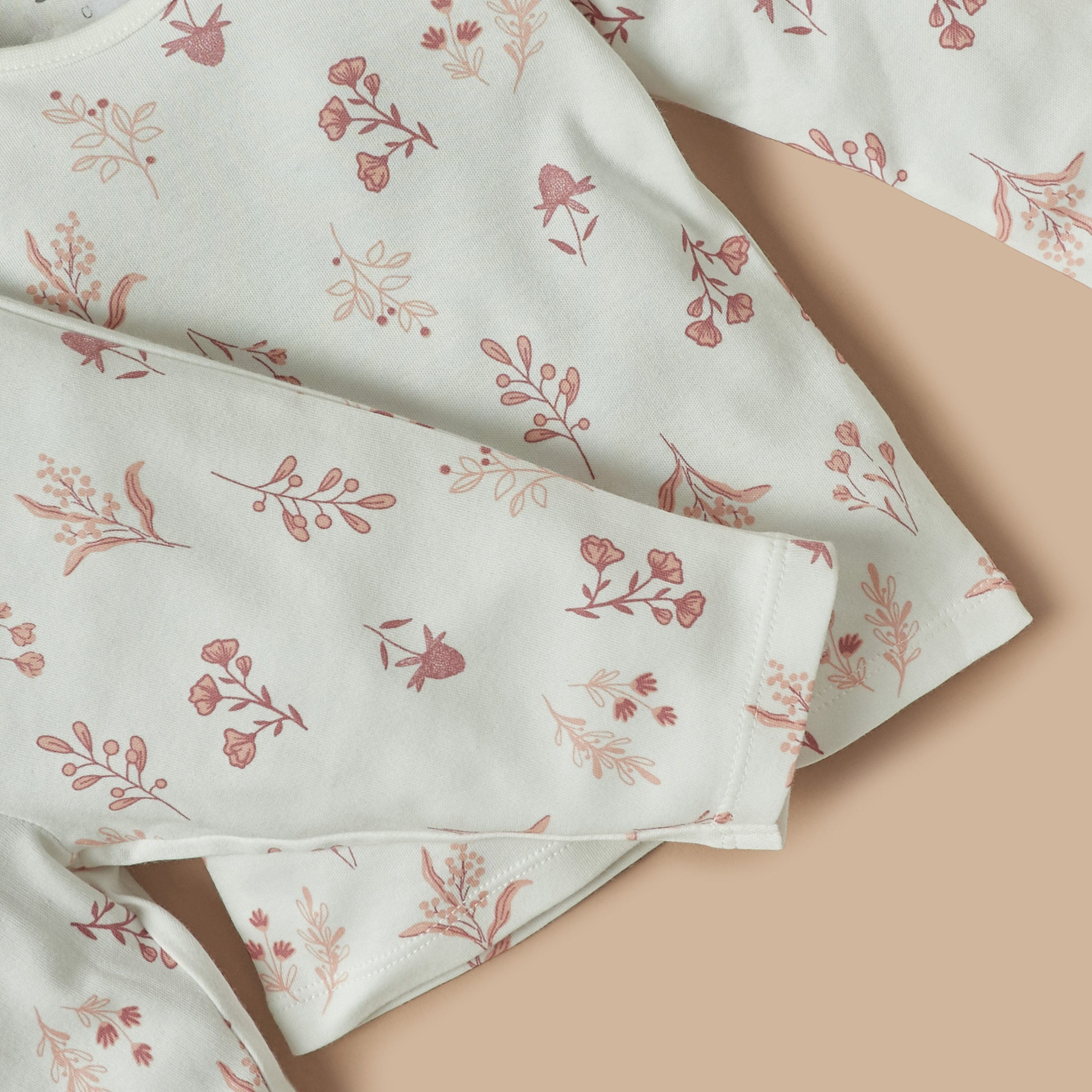 Juniors Floral Print T-shirt and Pyjama Set-baby-girls-clothing-nightwear-pyjamasets-image-5