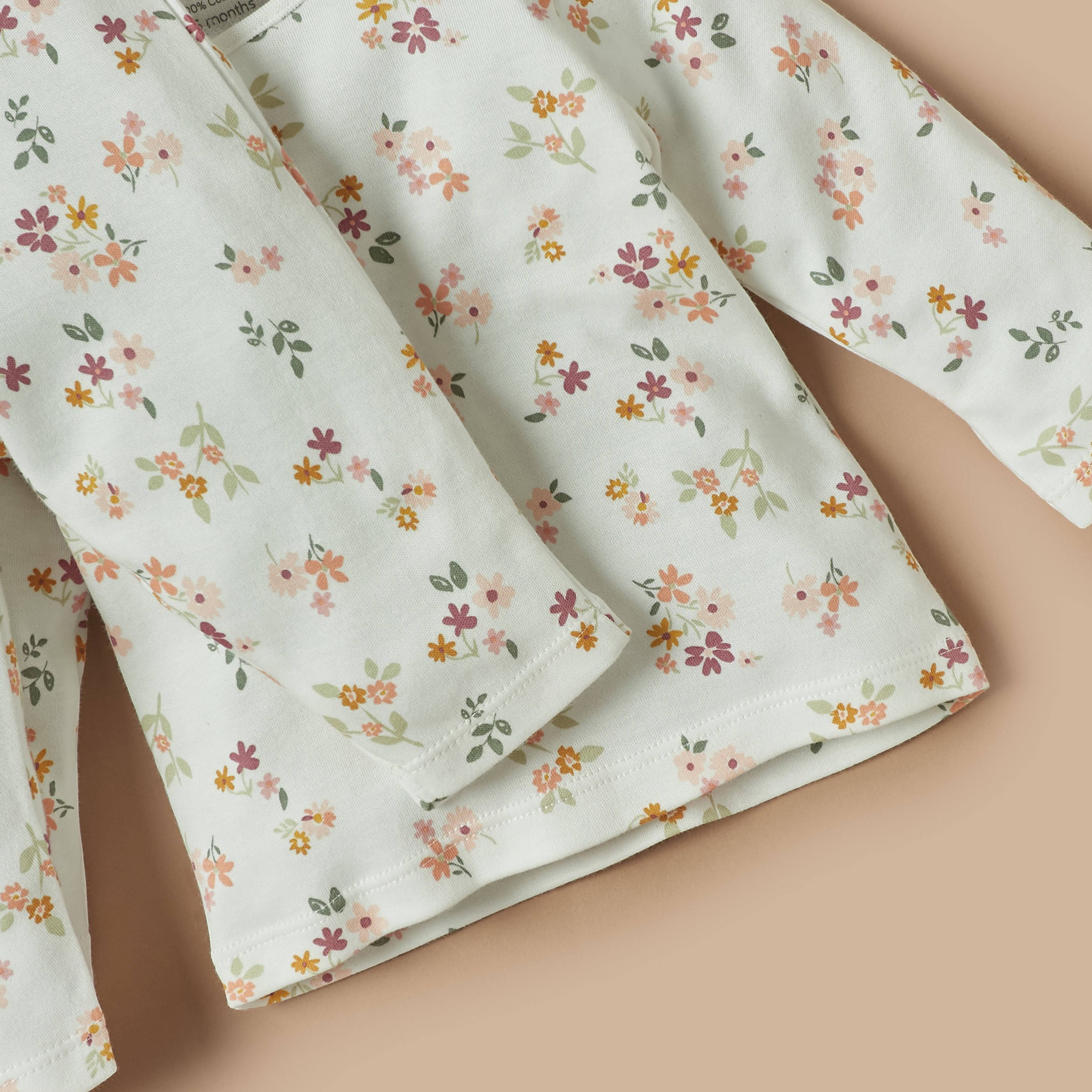 Juniors All-Over Floral Print T-shirt and Pyjama Set-baby-girls-clothing-nightwear-pyjamasets-image-5