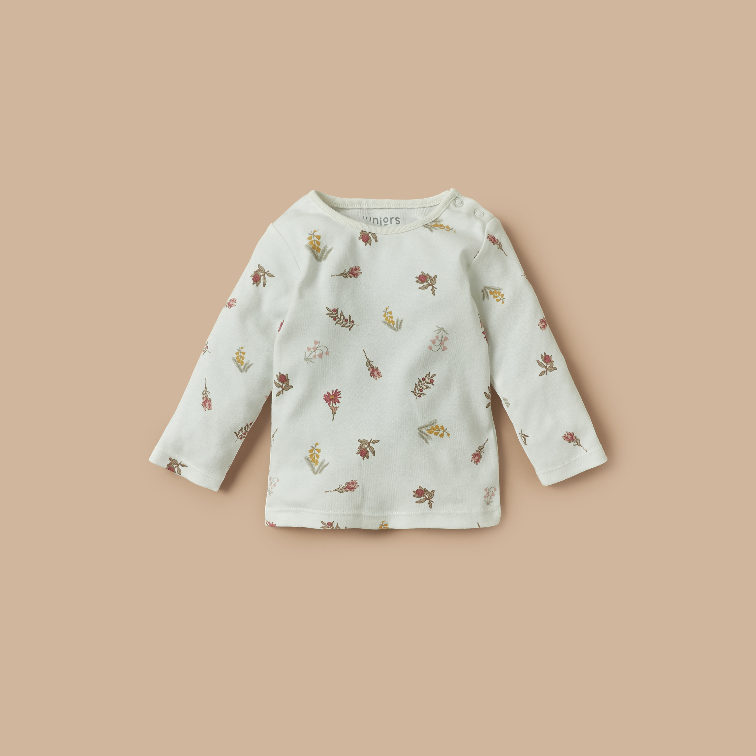 Juniors Floral Print T-shirt and Pyjama Set-baby-girls-clothing-nightwear-pyjamasets-image-4