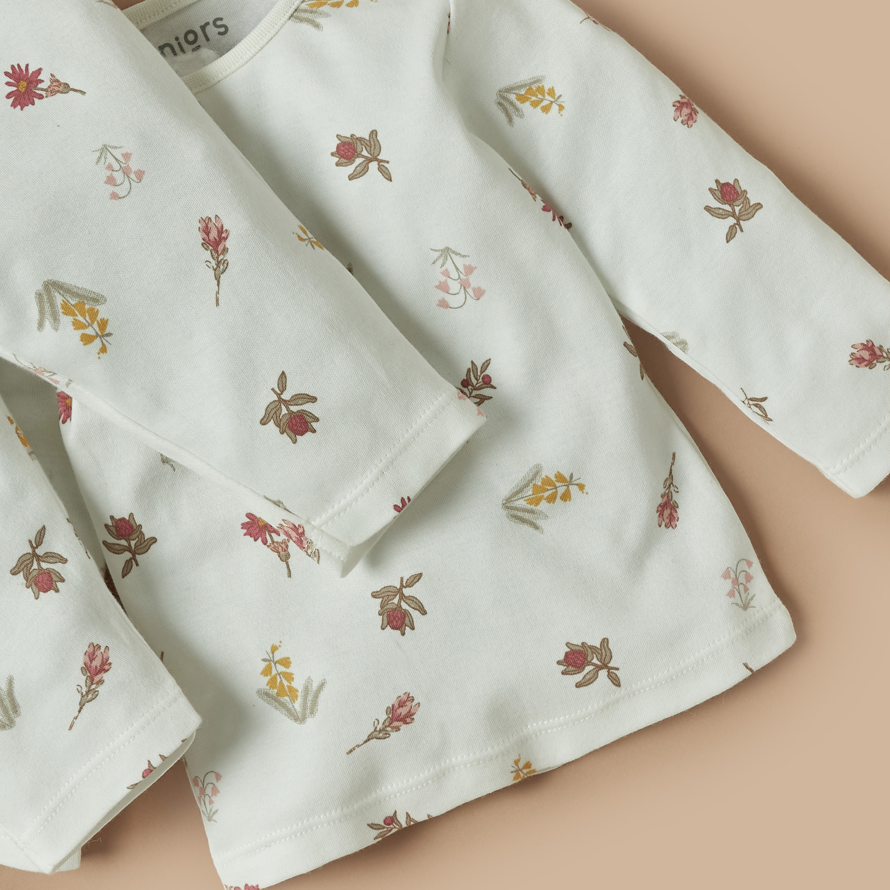 Juniors Floral Print T-shirt and Pyjama Set-baby-girls-clothing-nightwear-pyjamasets-image-6