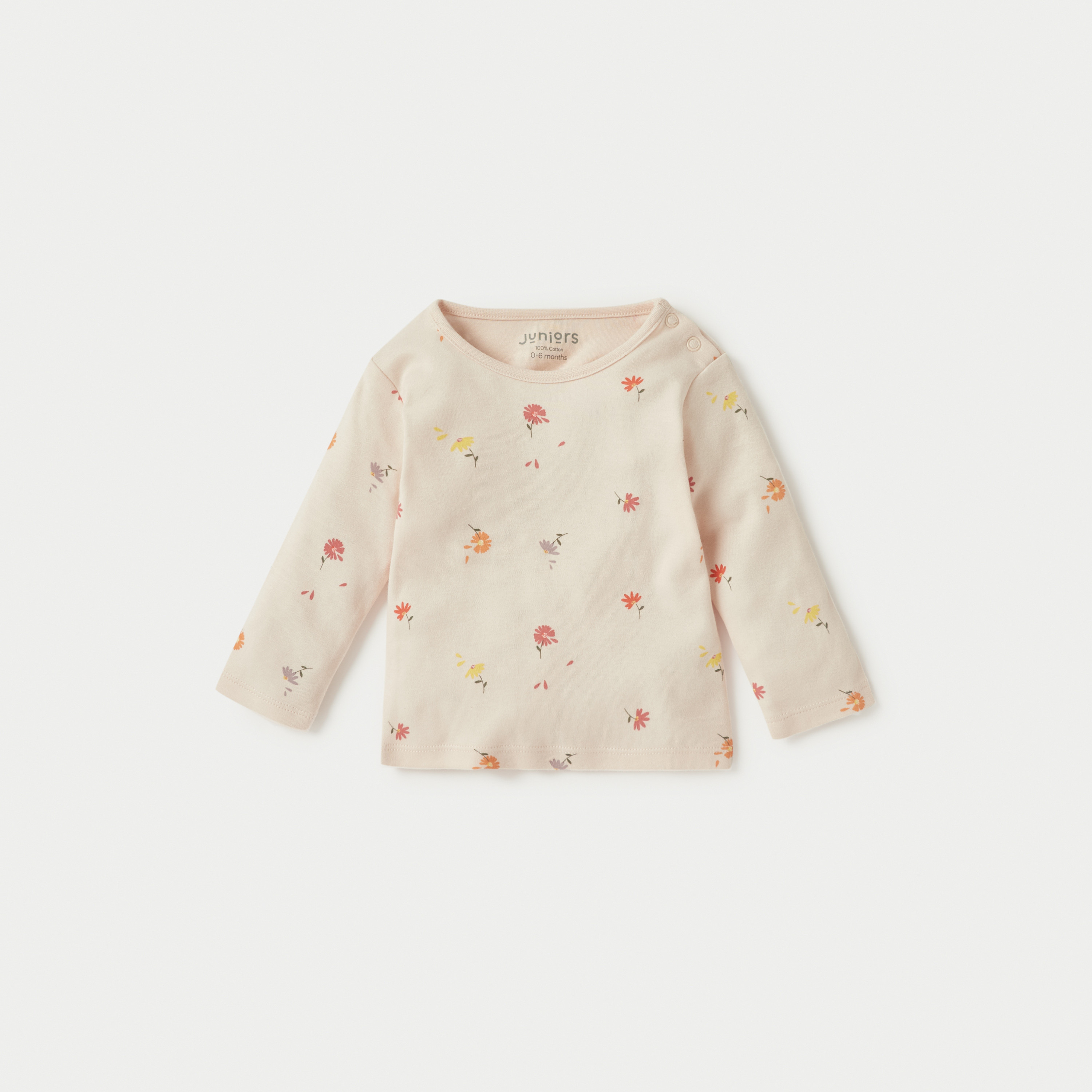 Juniors All-Over Floral Print T-shirt and Pyjama Set-baby-girls-clothing-nightwear-pyjamasets-image-2