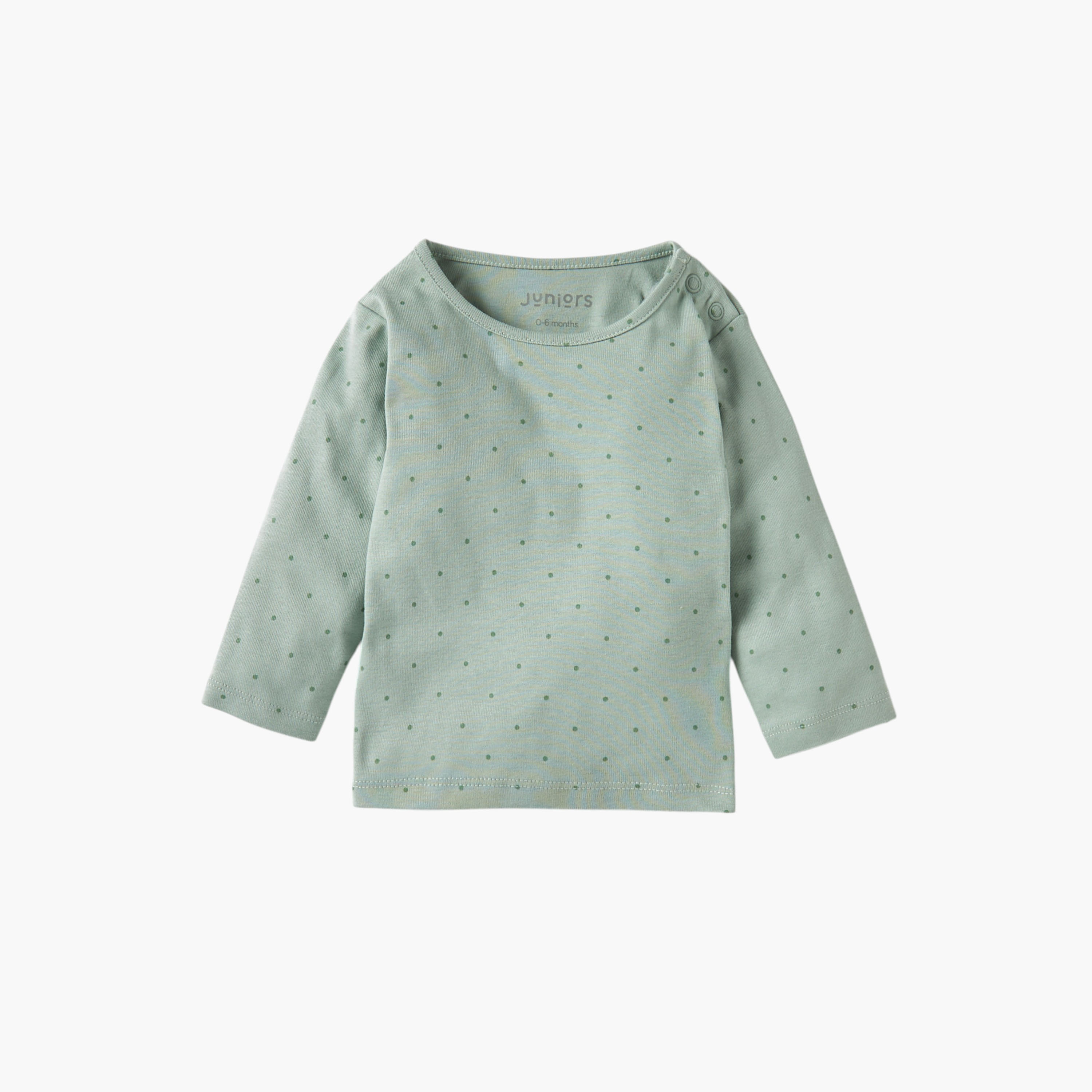 Juniors All-Over Polka Dot Print T-shirt and Pyjama Set-baby-boys-clothing-nightwear-pyjamasets-image-2