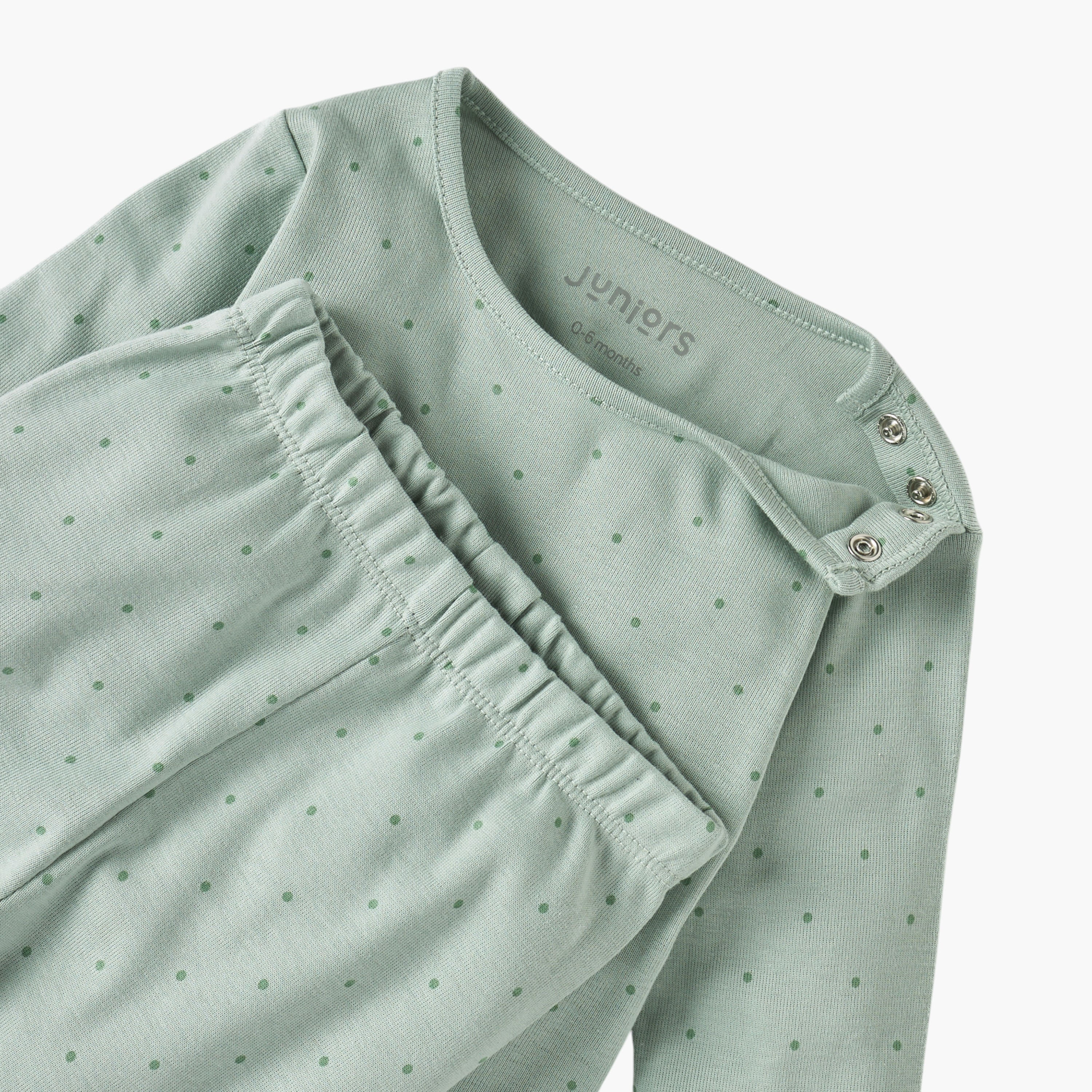 Juniors All-Over Polka Dot Print T-shirt and Pyjama Set-baby-boys-clothing-nightwear-pyjamasets-image-5