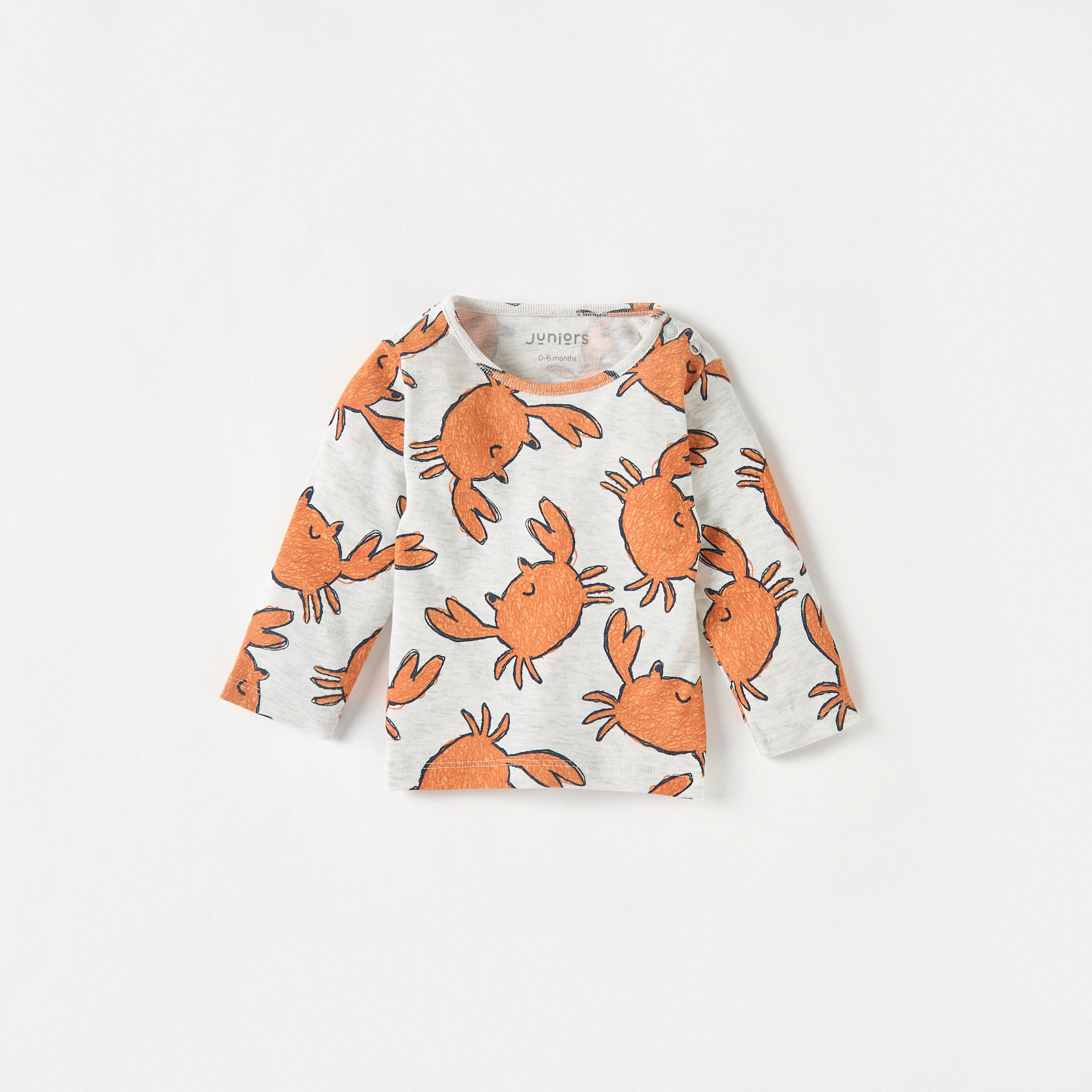 Juniors All-Over Crab Print T-shirt and Pyjama Set-baby-girls-clothing-nightwear-pyjamasets-image-2