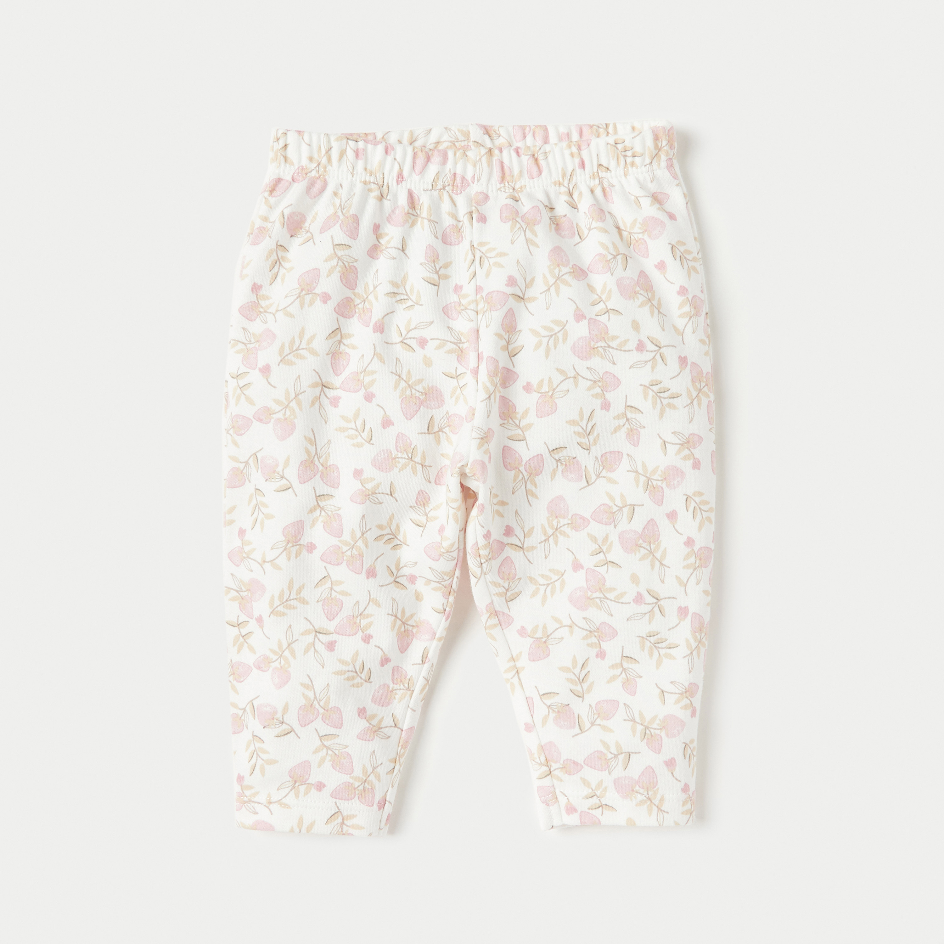 Juniors All-Over Floral Print Cotton T-shirt and Pyjama Set-baby-girls-clothing-nightwear-pyjamasets-image-3
