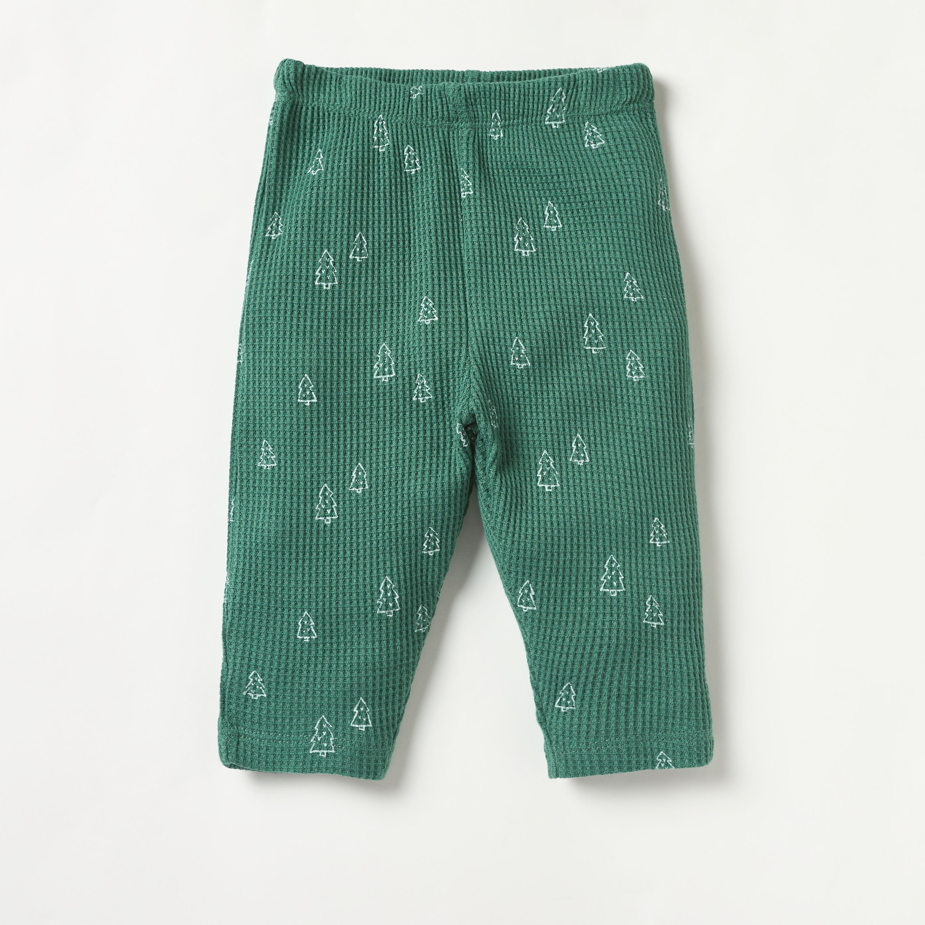 Juniors Round Neck Long Sleeves T-shirt and Pyjama Set with Tree Print-baby-boys-clothing-nightwear-pyjamasets-image-3
