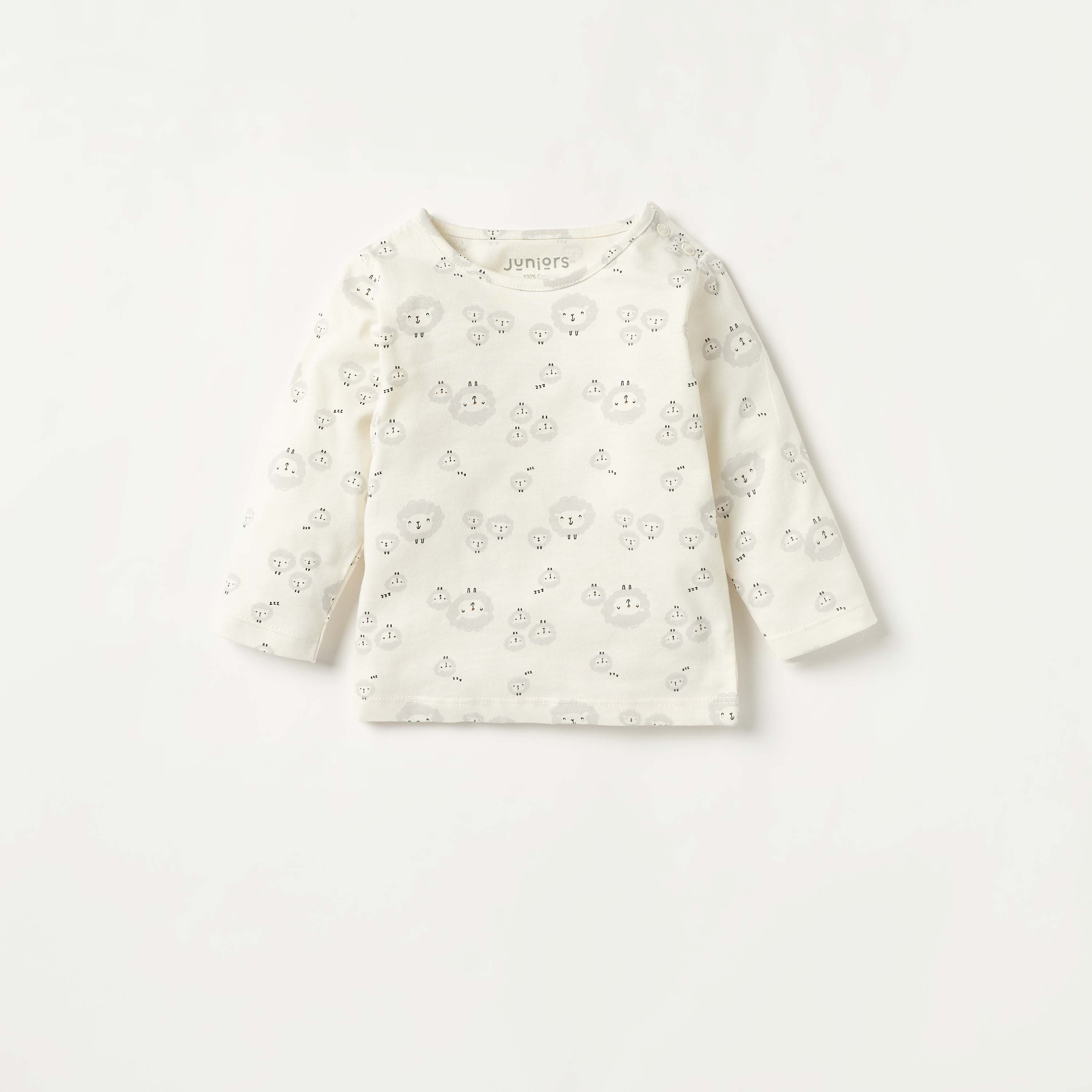 Juniors Animal Print T-shirt and Pyjama Set-baby-boys-clothing-nightwear-pyjamasets-image-2