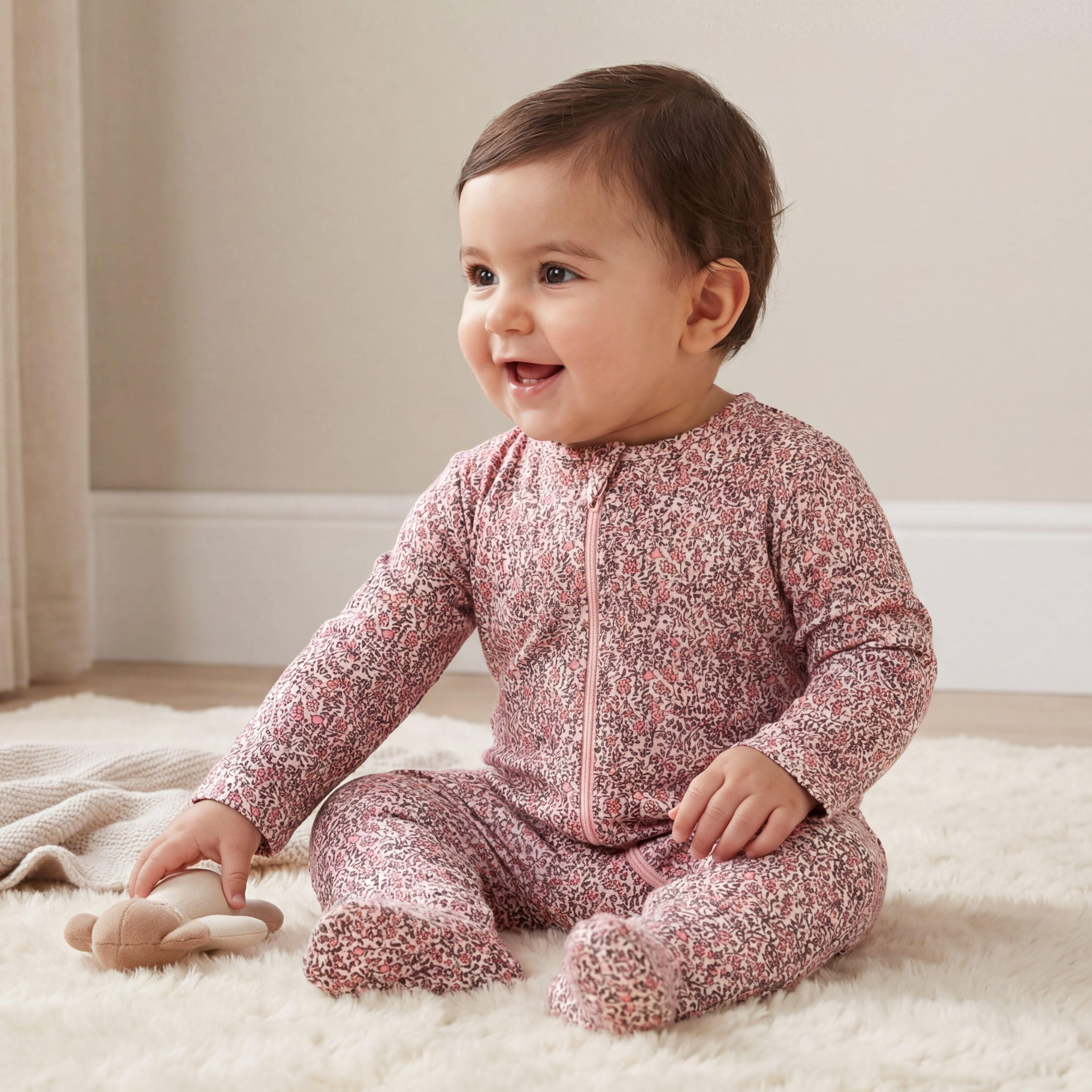 Juniors Dinosaur Print Sleepsuit with Long Sleeves and Zip Closure-baby-boys-clothing-nightwear-sleepsuits-image-6