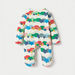 Juniors All-Over Car Print Closed Feet Sleepsuit with Zip Closure-Sleepsuits-thumbnailMobile-3