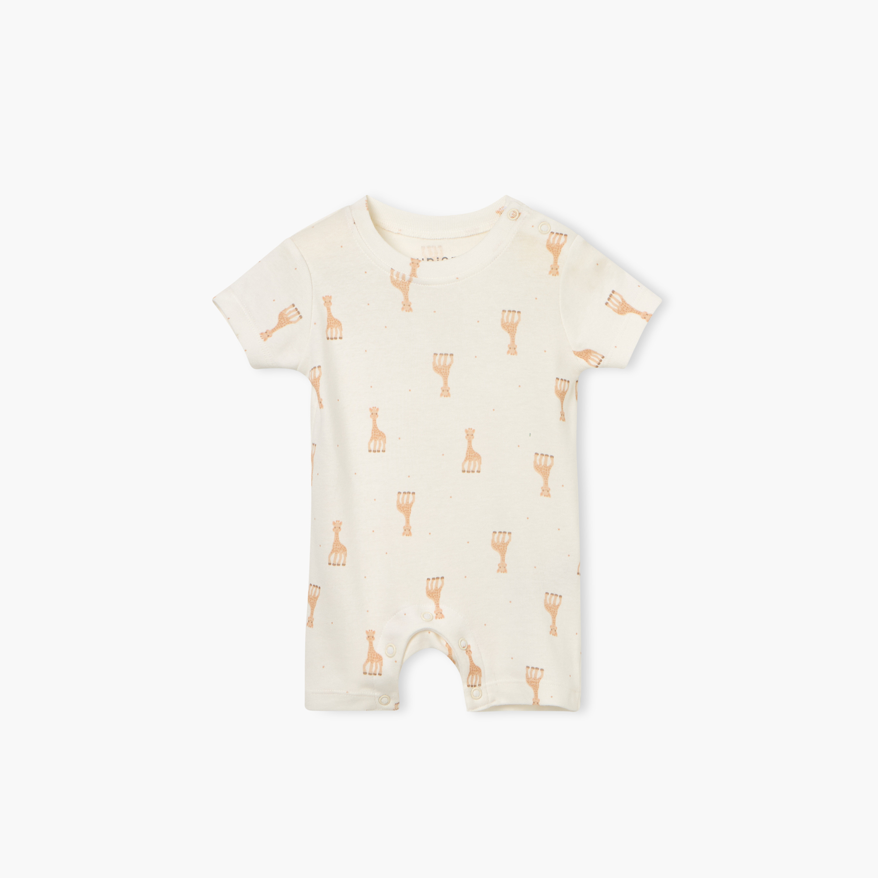 أفرول بأكمام قصيرة وإغلاق أزرار وطبعات من جونيورز-baby-boys-clothing-rompers-image-2