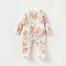 Juniors All-Over Floral Print Closed Feet Sleepsuit with Zipper Closure-Sleepsuits-thumbnailMobile-1