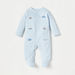 Giggles Car Embroidered Sleepsuit with Long Sleeves and Button Closure-Sleepsuits-thumbnail-0