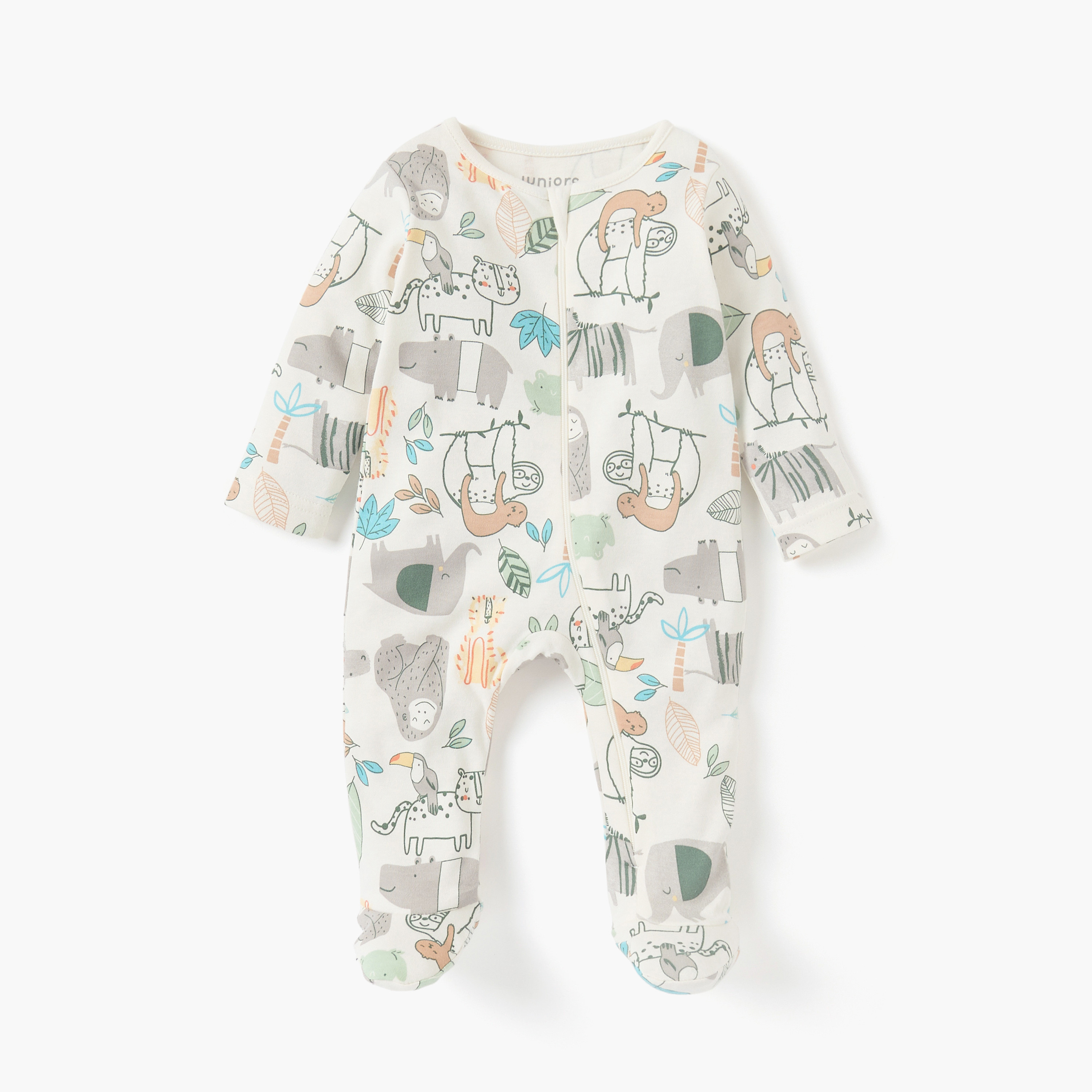 بدلة نوم مغلقة القدمين بسحاب إغلاق وطبعات من جونيورز-promo_babyshop_Buy3for69_OMN130126-image-1