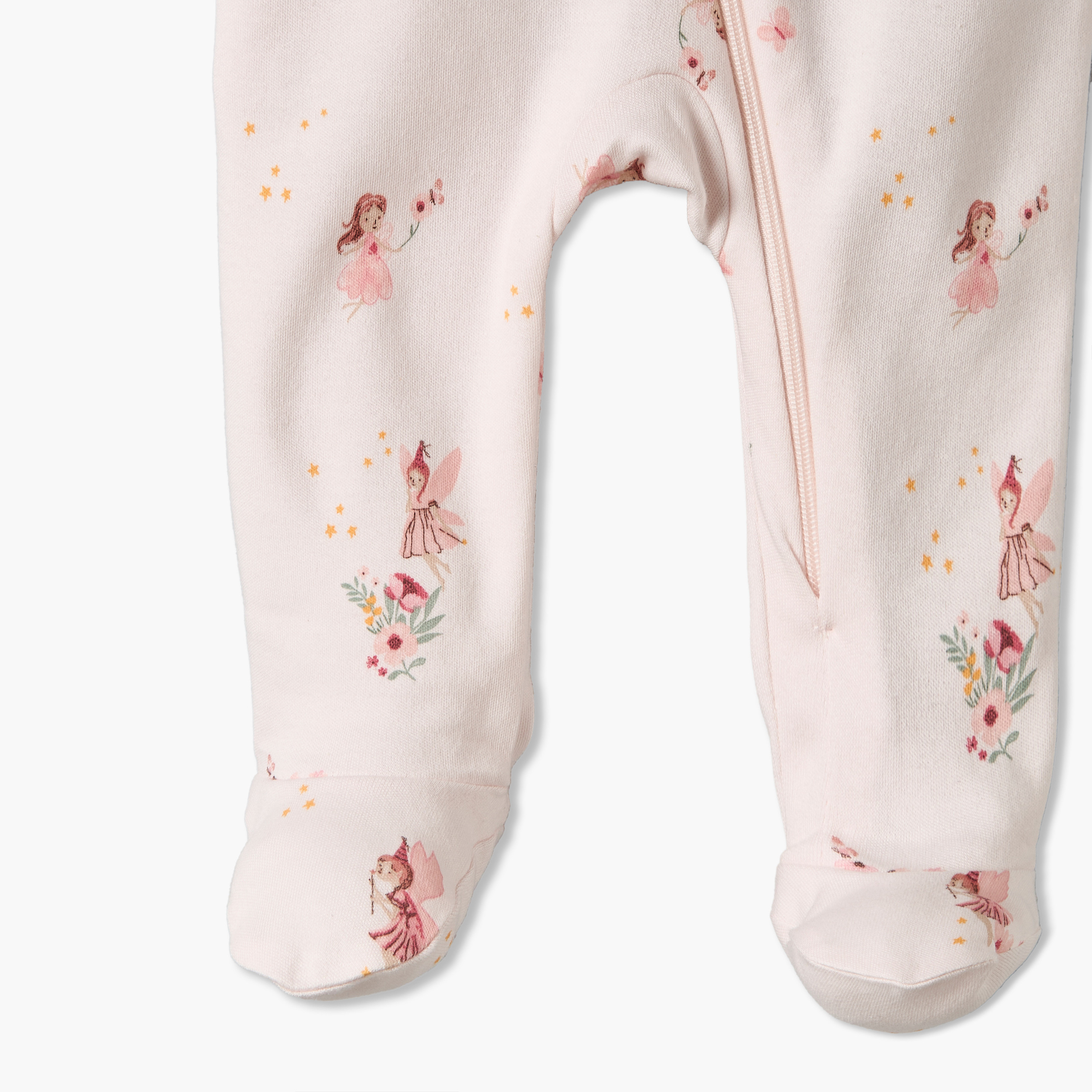 Juniors Cotton Crew Neck Long Sleeves Sleepsuit with Fairy Print-baby-girls-clothing-nightwear-sleepsuits-image-5