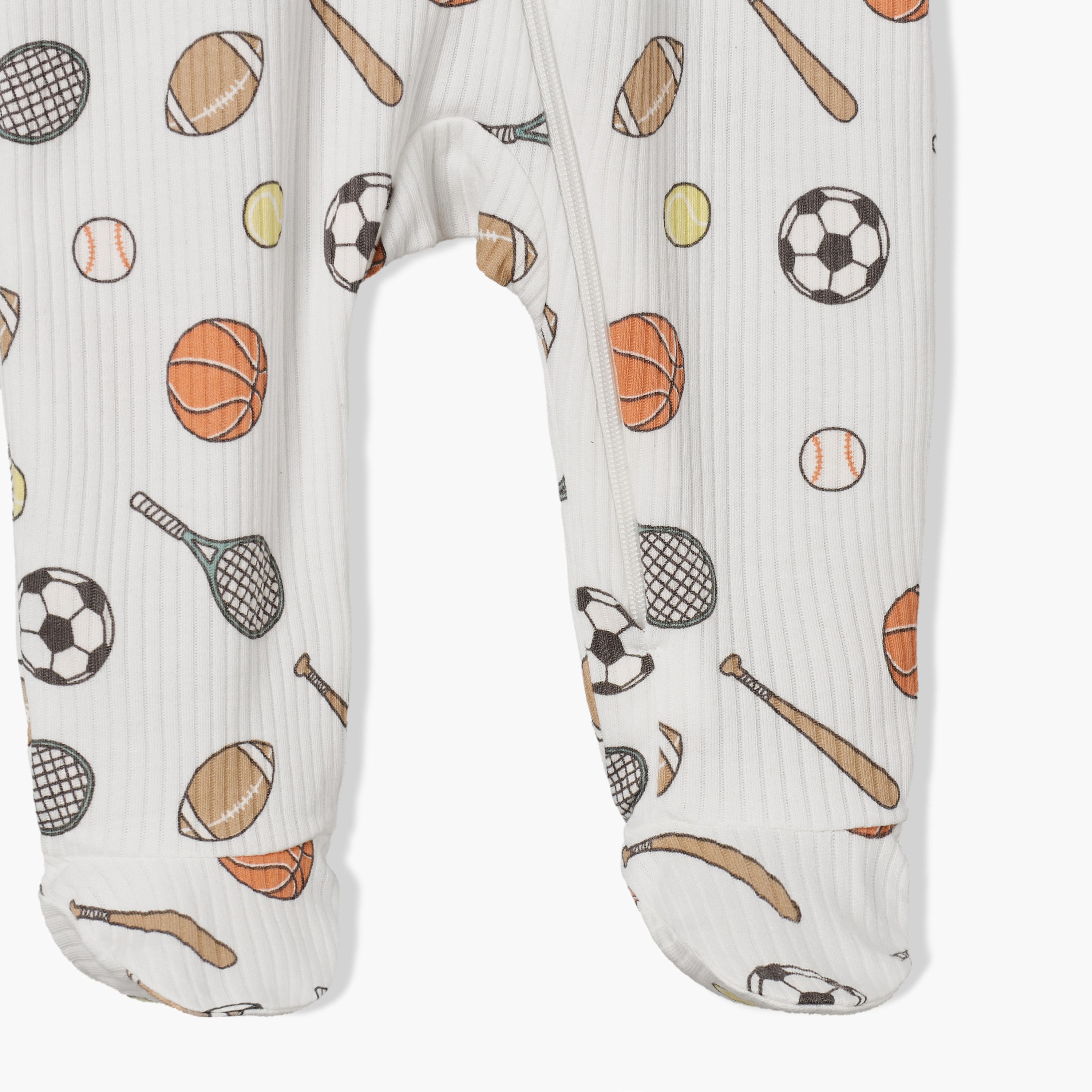 Juniors Cotton Round Neck Long Sleeves Sleepsuit with Sports Print-baby-boys-clothing-nightwear-sleepsuits-image-5