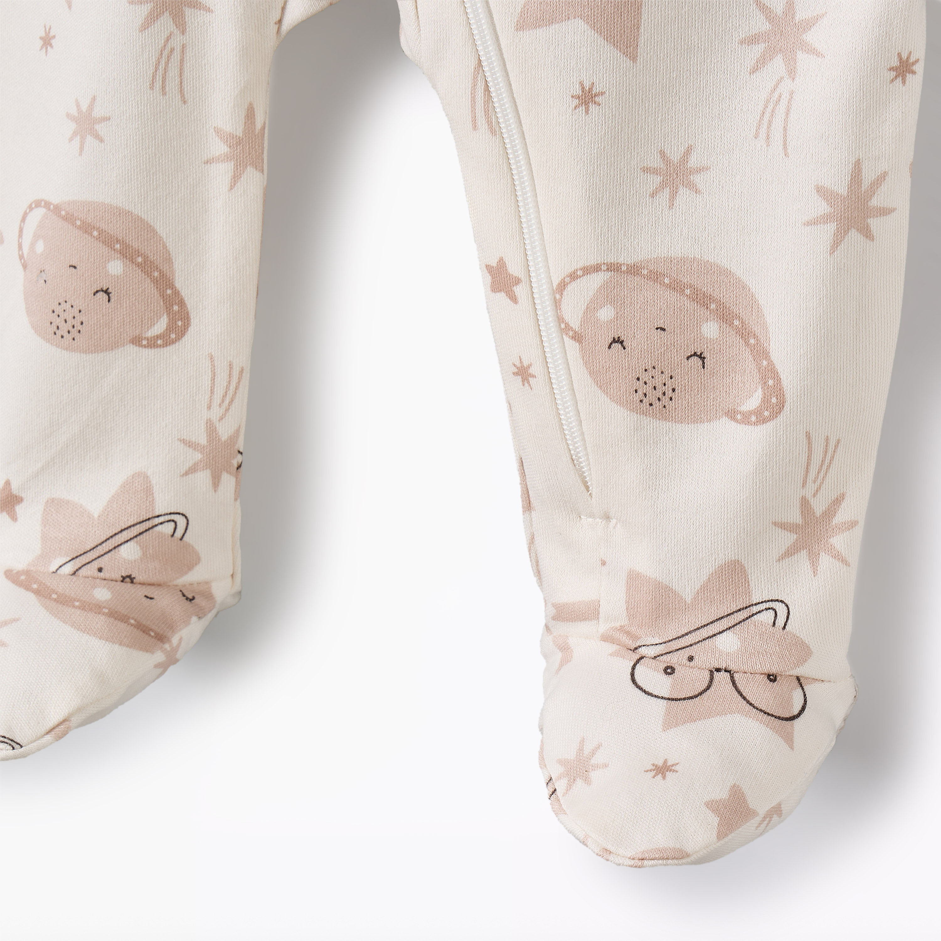 Juniors Cotton Round Neck Long Sleeves Sleepsuit with Space Print-baby-boys-clothing-nightwear-sleepsuits-image-5