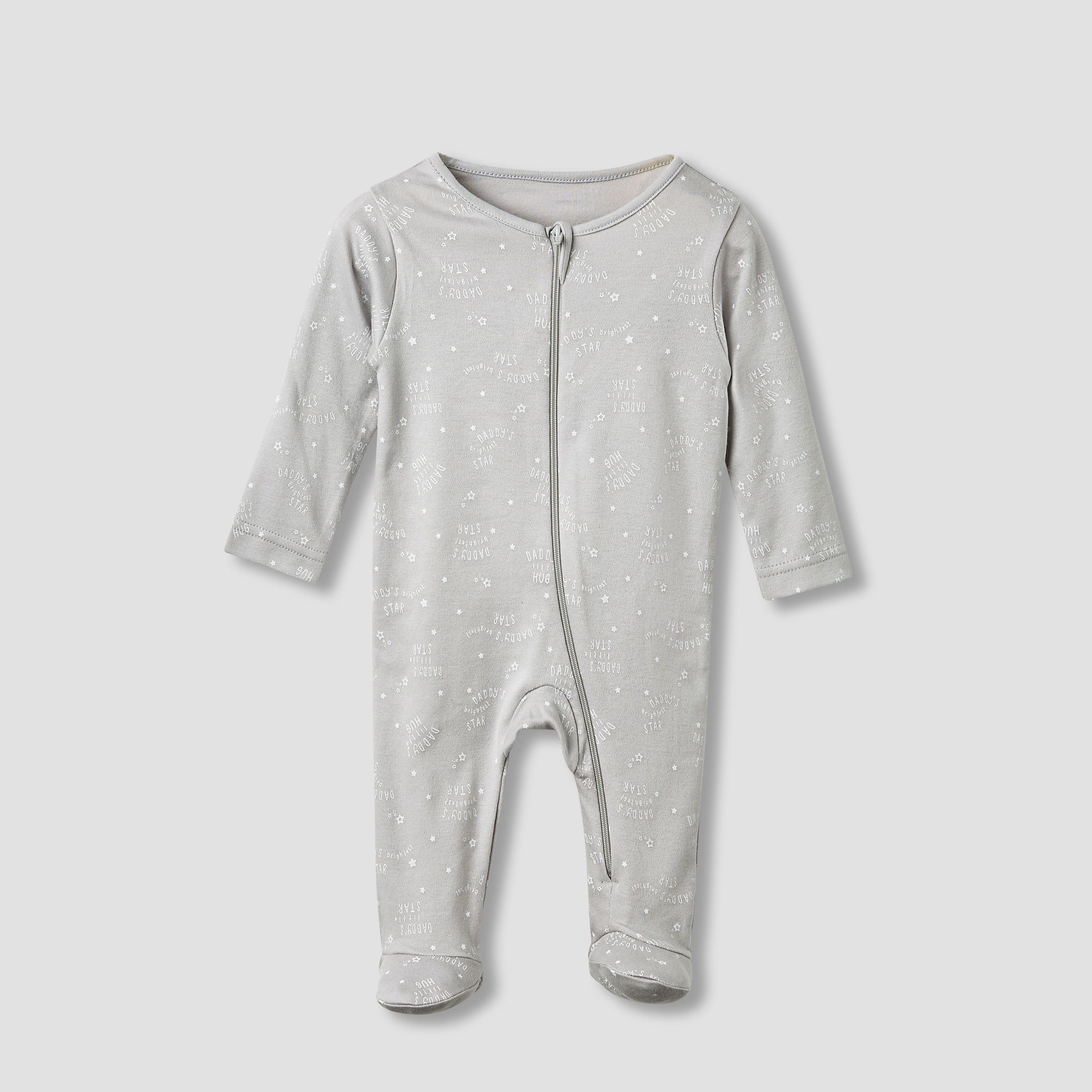 Juniors Printed Sleepsuit with Long Sleeves - Set of 3-baby-boys-clothing-nightwear-sleepsuits-image-2