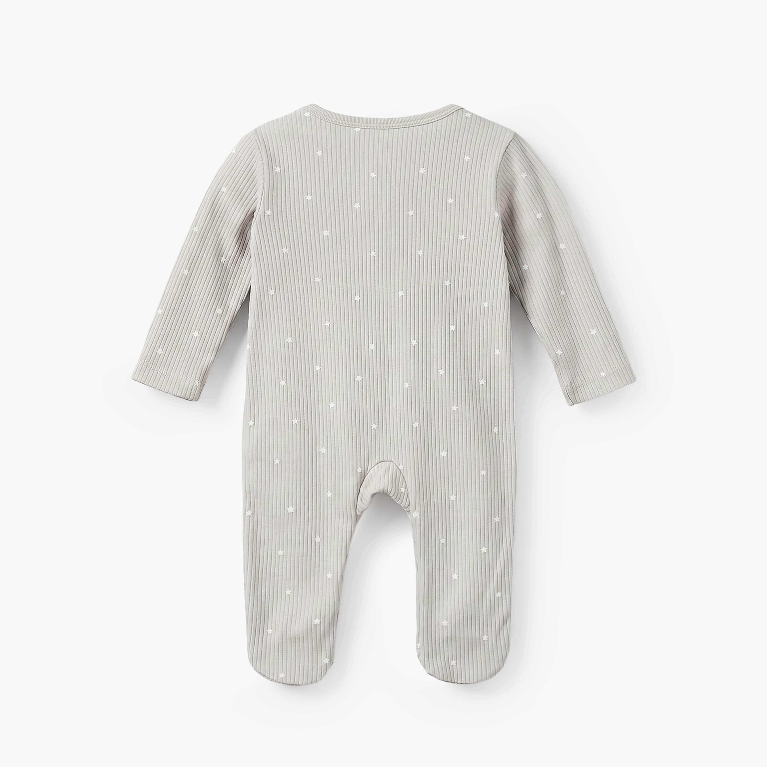 طقم بدلة نوم قطن برقبة مستديرة وأكمام وسحاب إغلاق 3 قطع من جونيورز-baby-boys-clothing-nightwear-sleepsuits-image-4