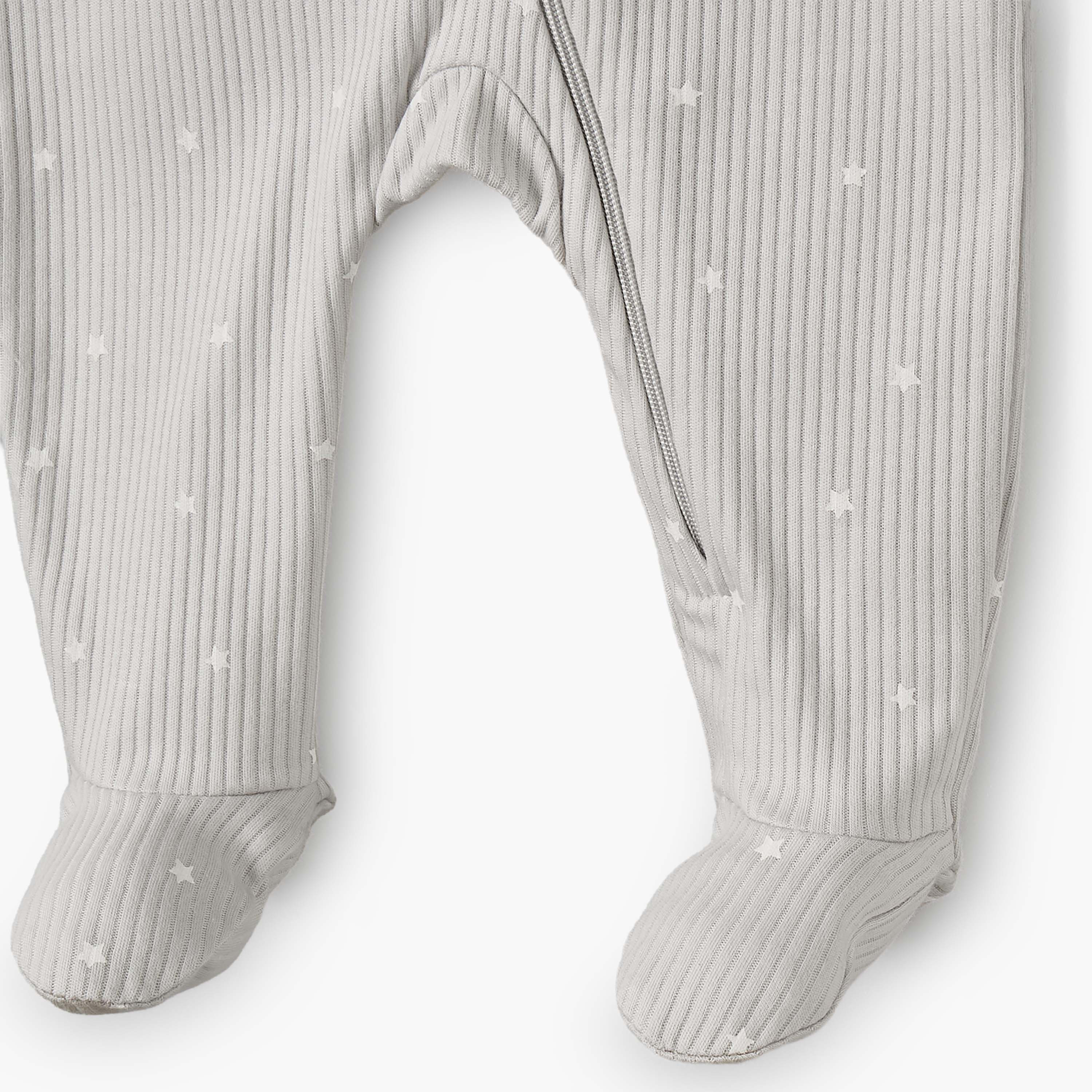 طقم بدلة نوم قطن برقبة مستديرة وأكمام وسحاب إغلاق 3 قطع من جونيورز-baby-boys-clothing-nightwear-sleepsuits-image-8