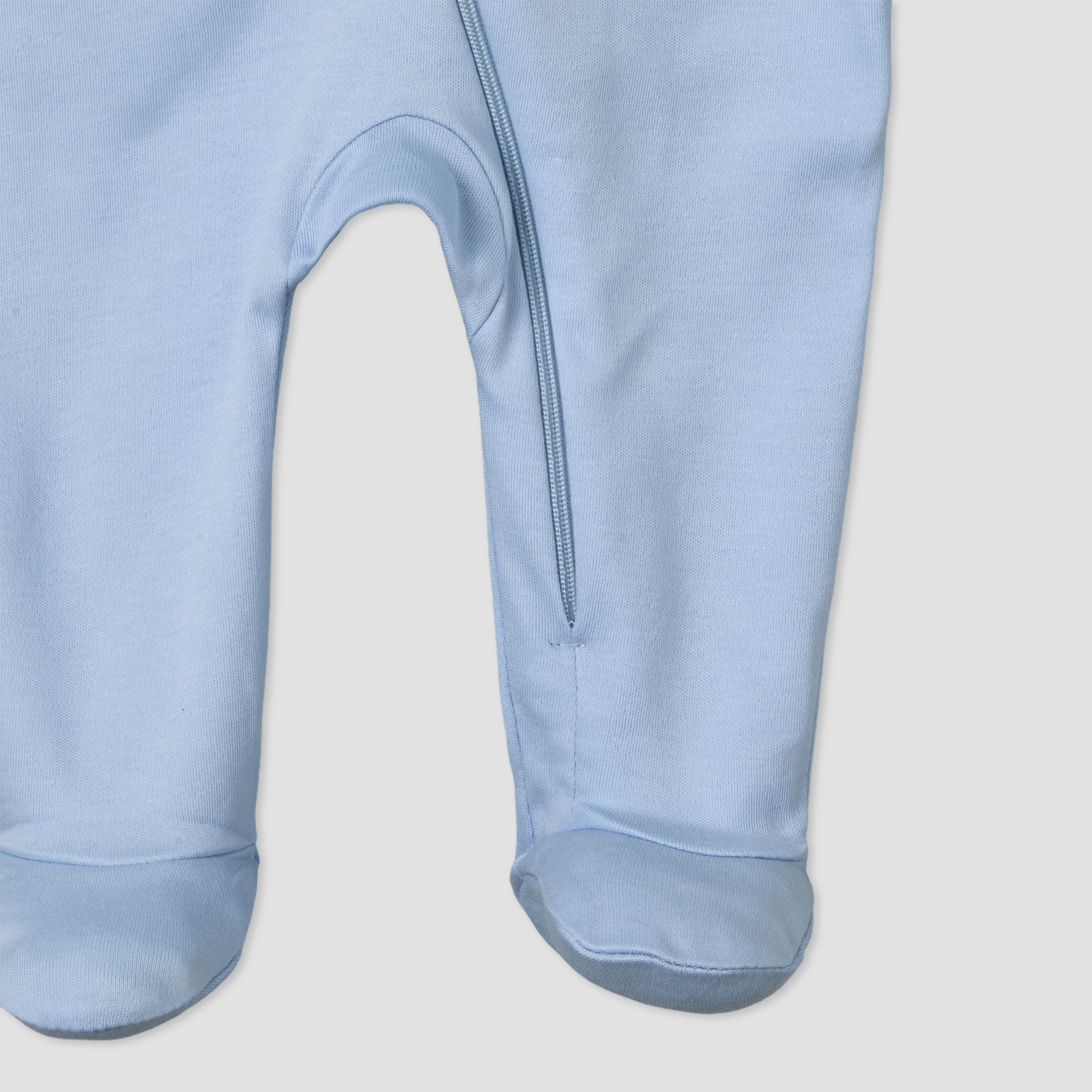 Pack of 5 Juniors Cotton Round Neck Long Sleeves Sleepsuit with Zip Closure-baby-boys-clothing-nightwear-sleepsuits-image-9