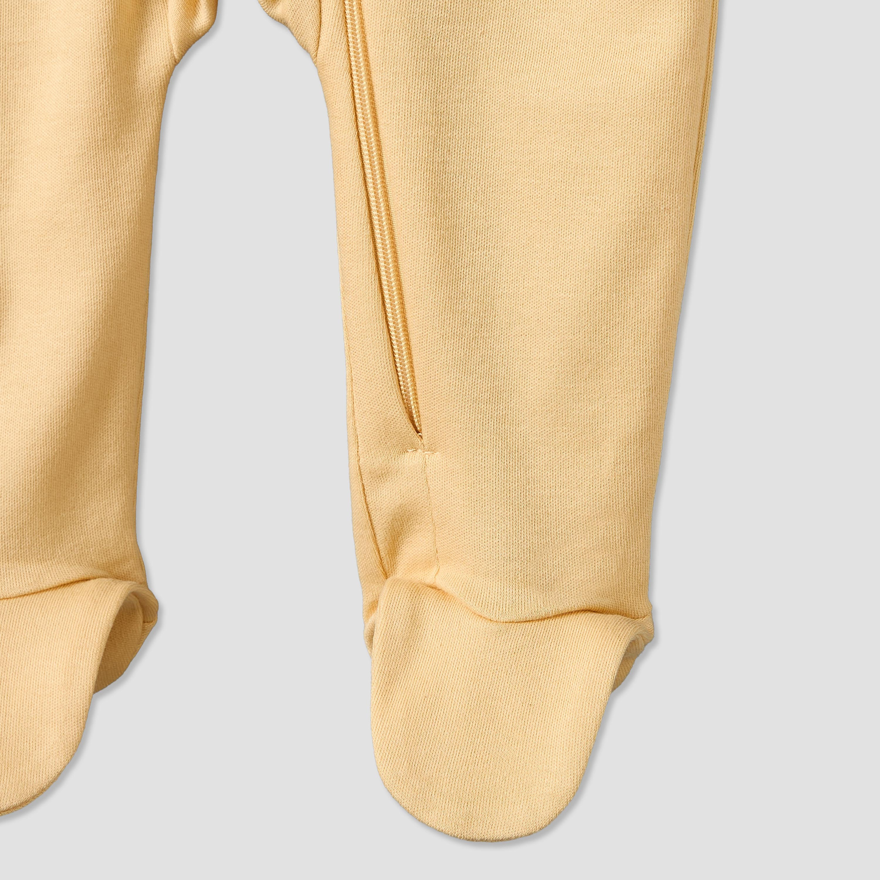 بدلات نوم قطن بياقة ضيقة وسحاب إغلاق وأكمام طويلة من جونيورز - عبوة 3 قطع-baby-boys-clothing-nightwear-sleepsuits-image-7